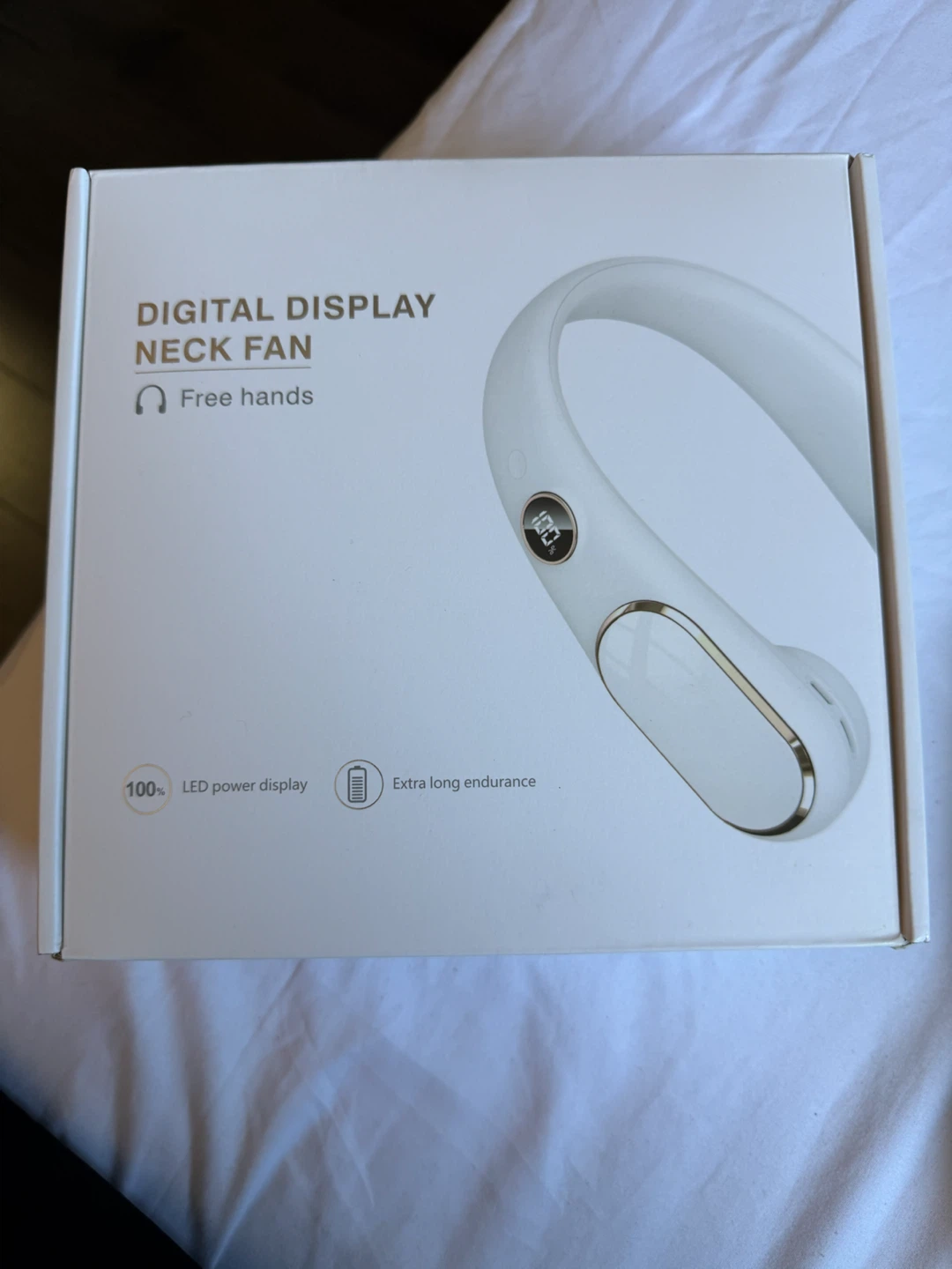 Digital Display Neck Fan