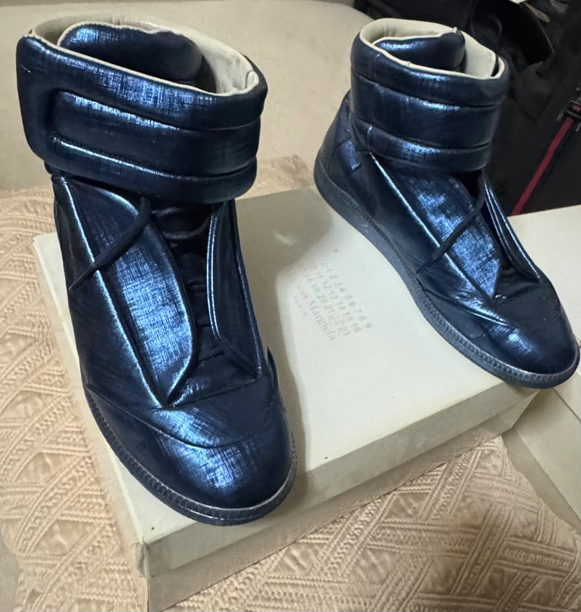 Margiela “Metalic Blue” Future Sneakers - photo 3