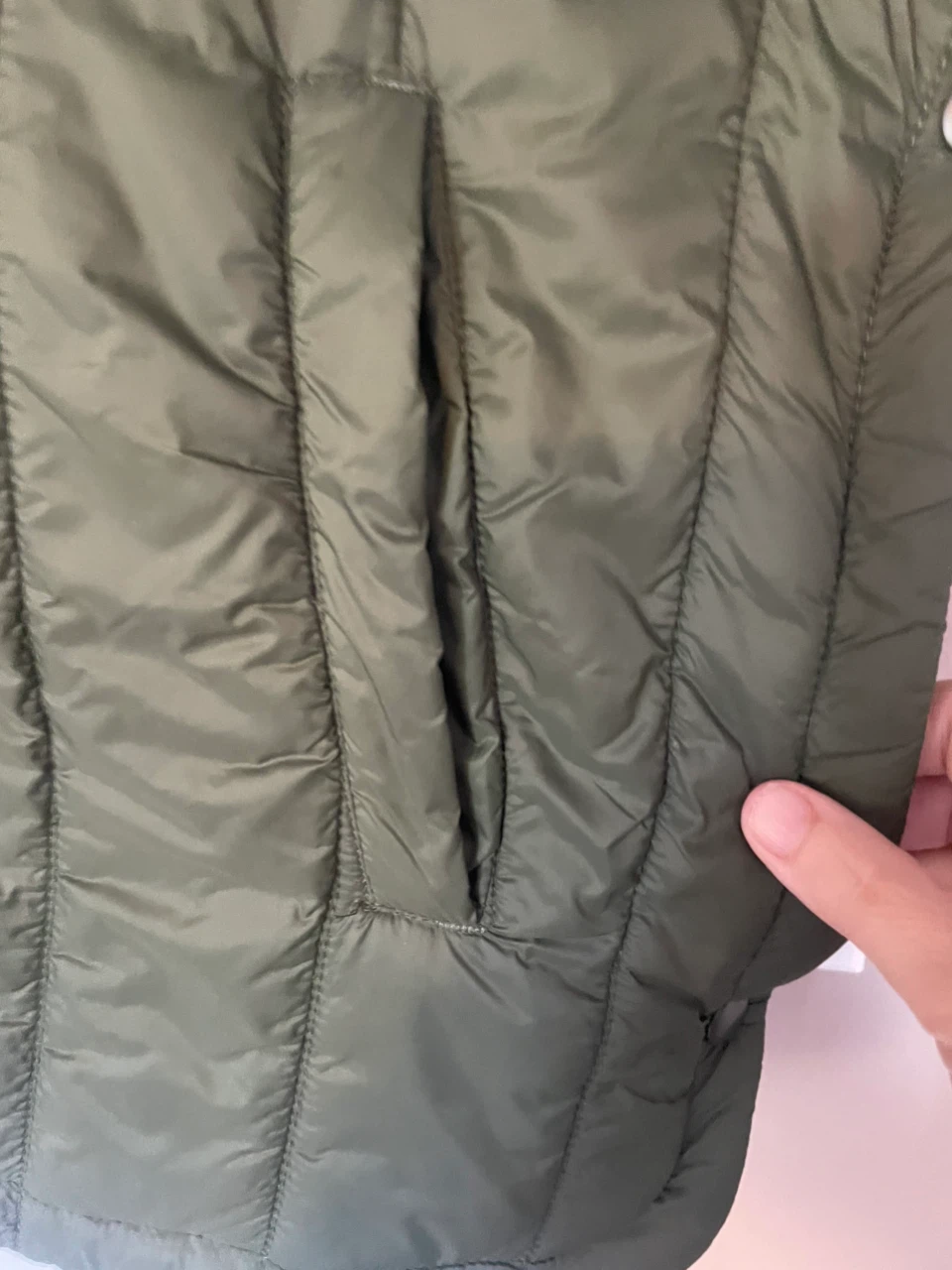 Elissa Quilted Poncho Jacket Green G/TG - photo 3