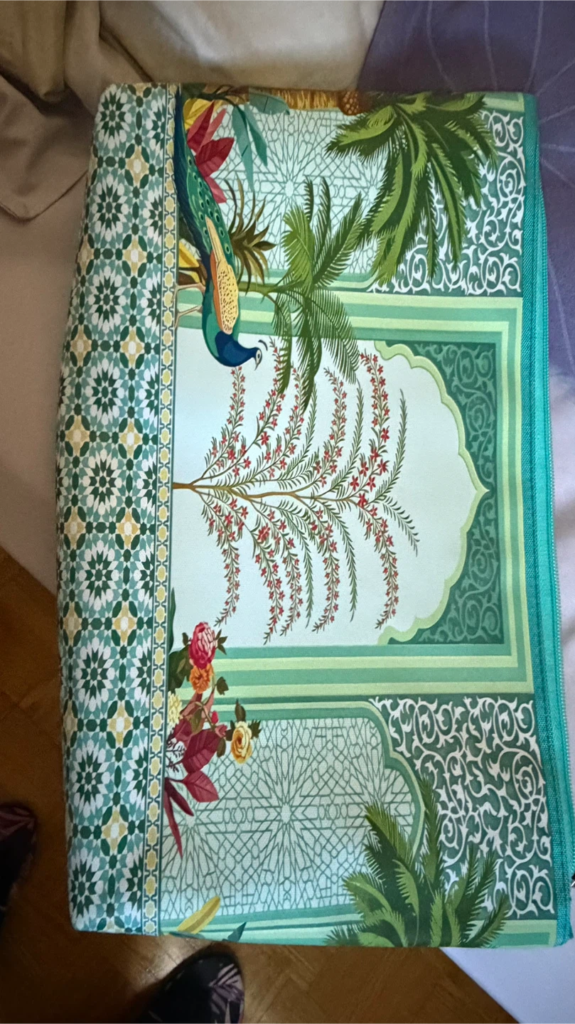 Green Floral Print bag
