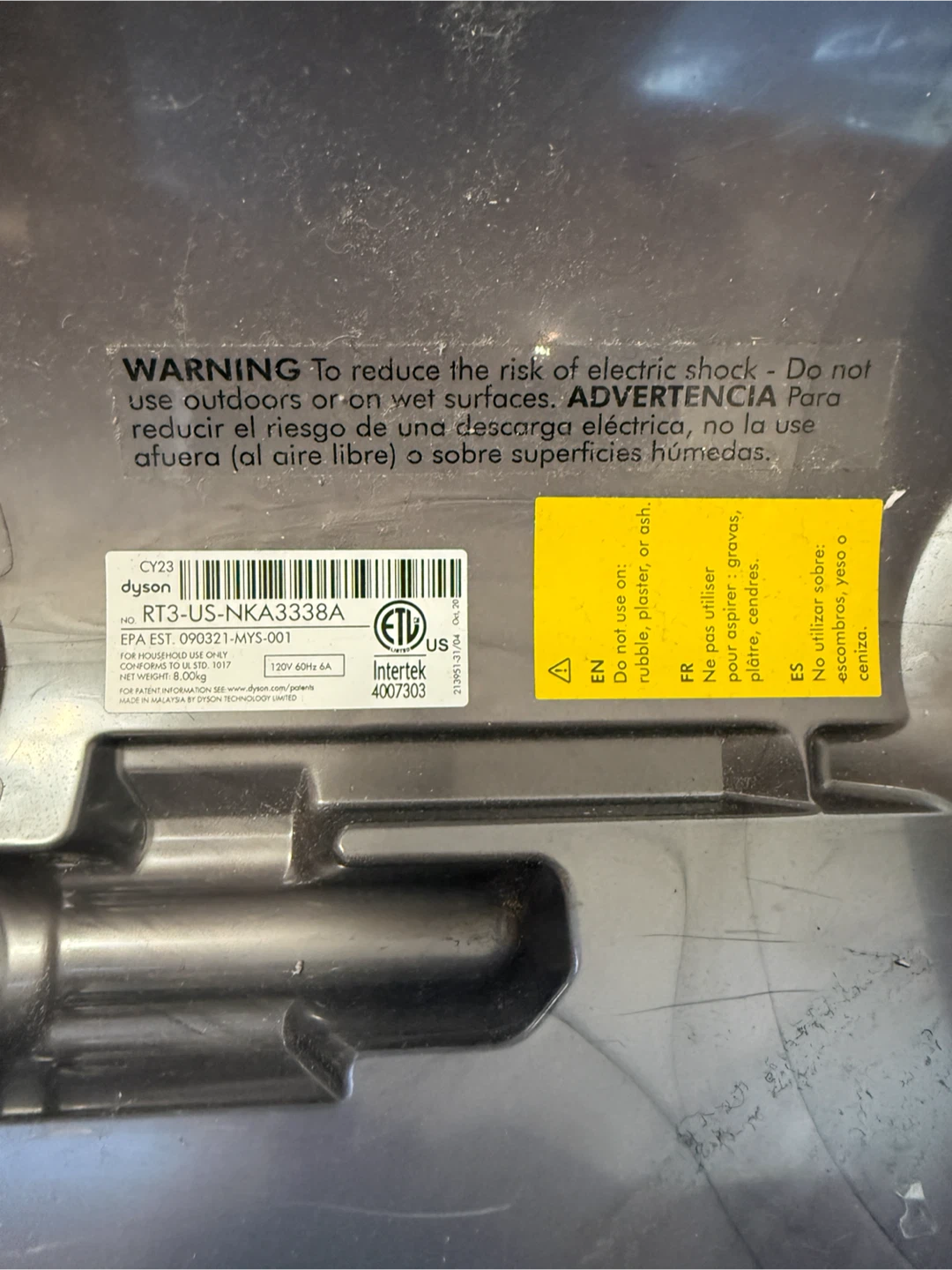 Dyson CY23 Vacuum Main Body Unit - photo 2