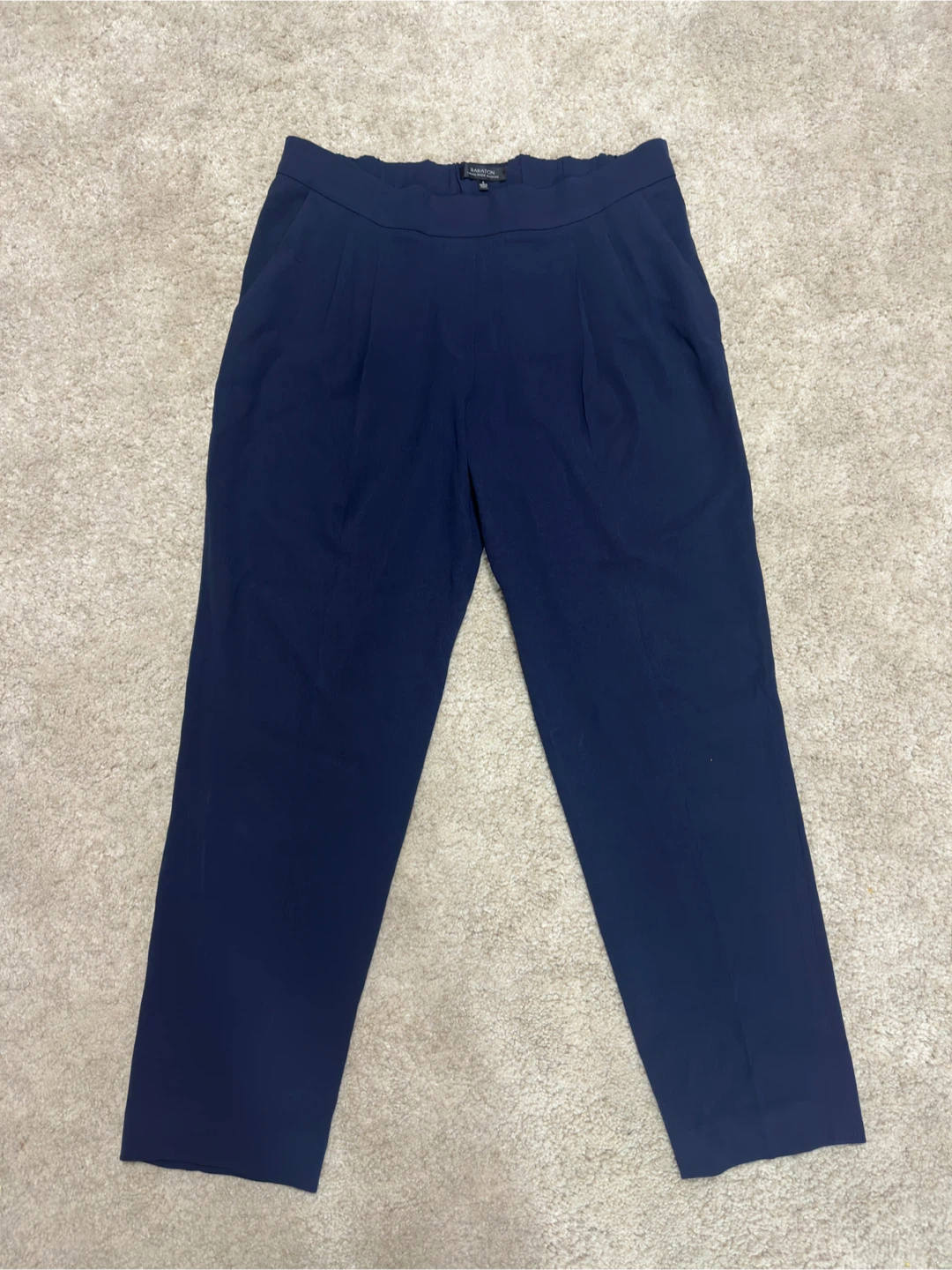Babaton Navy Trousers Size 6
