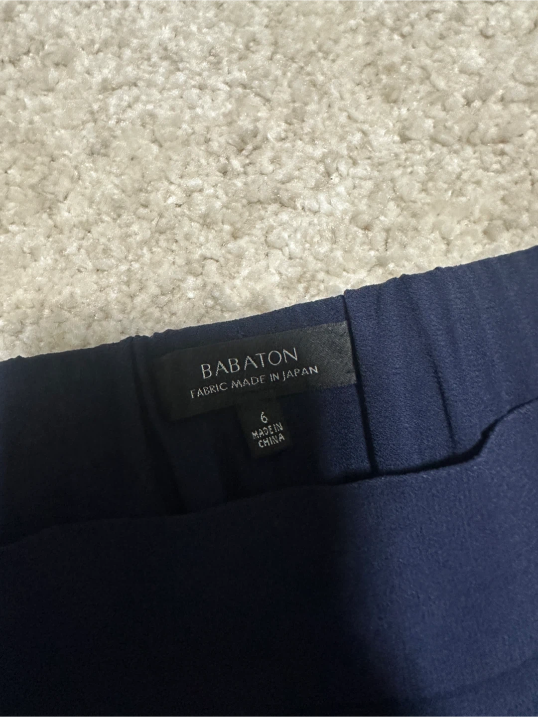Babaton Navy Trousers Size 6 - photo 2