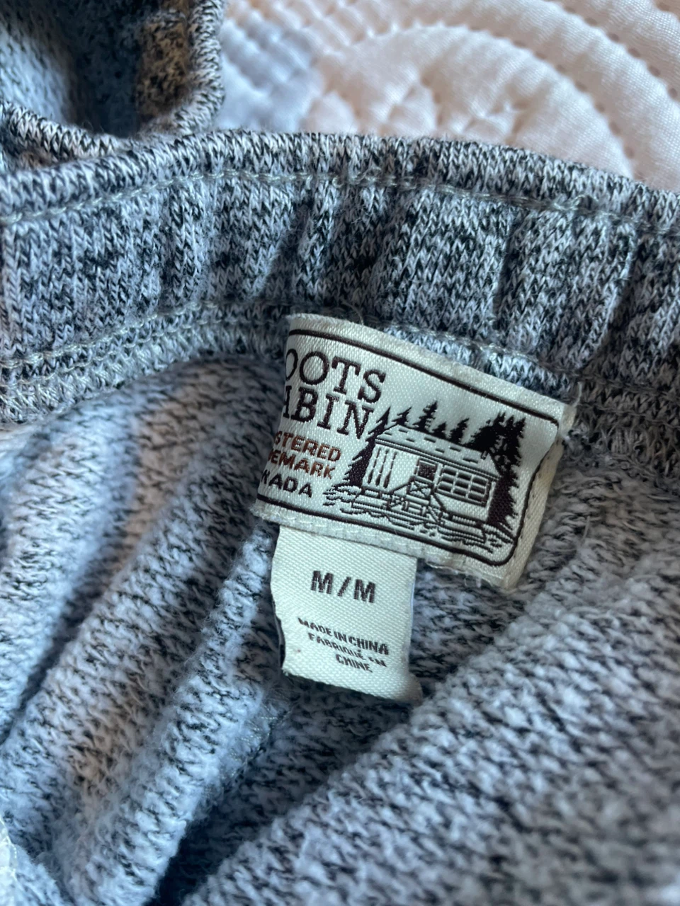Roots Cabin Grey Jogger Sweatpants M/M - photo 2