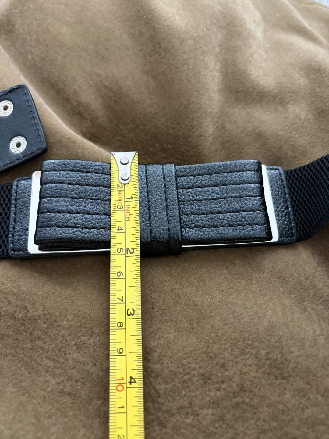 Black Elastic Waist Belt