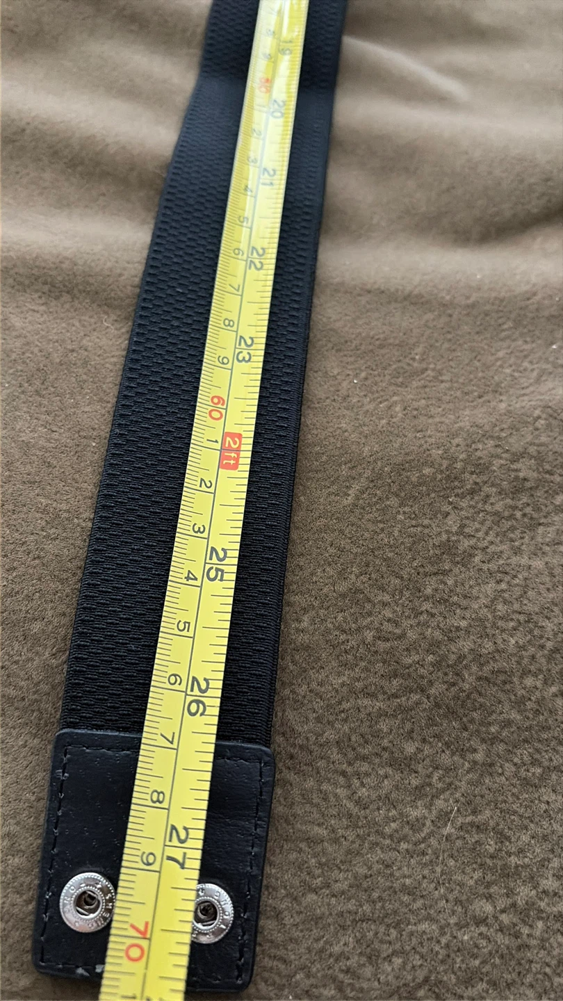 Black Elastic Waist Belt - photo 2