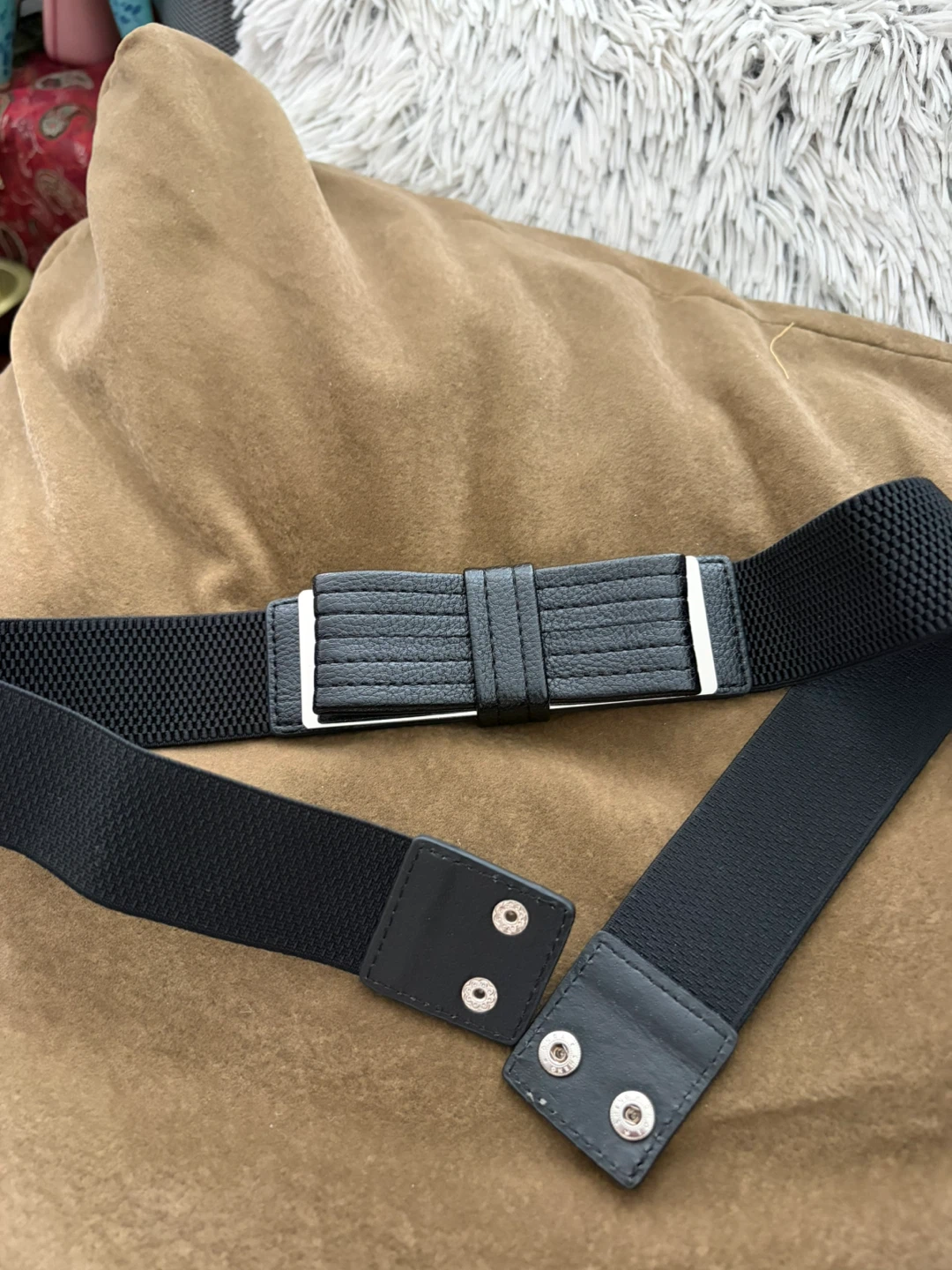 Black Elastic Waist Belt - photo 5