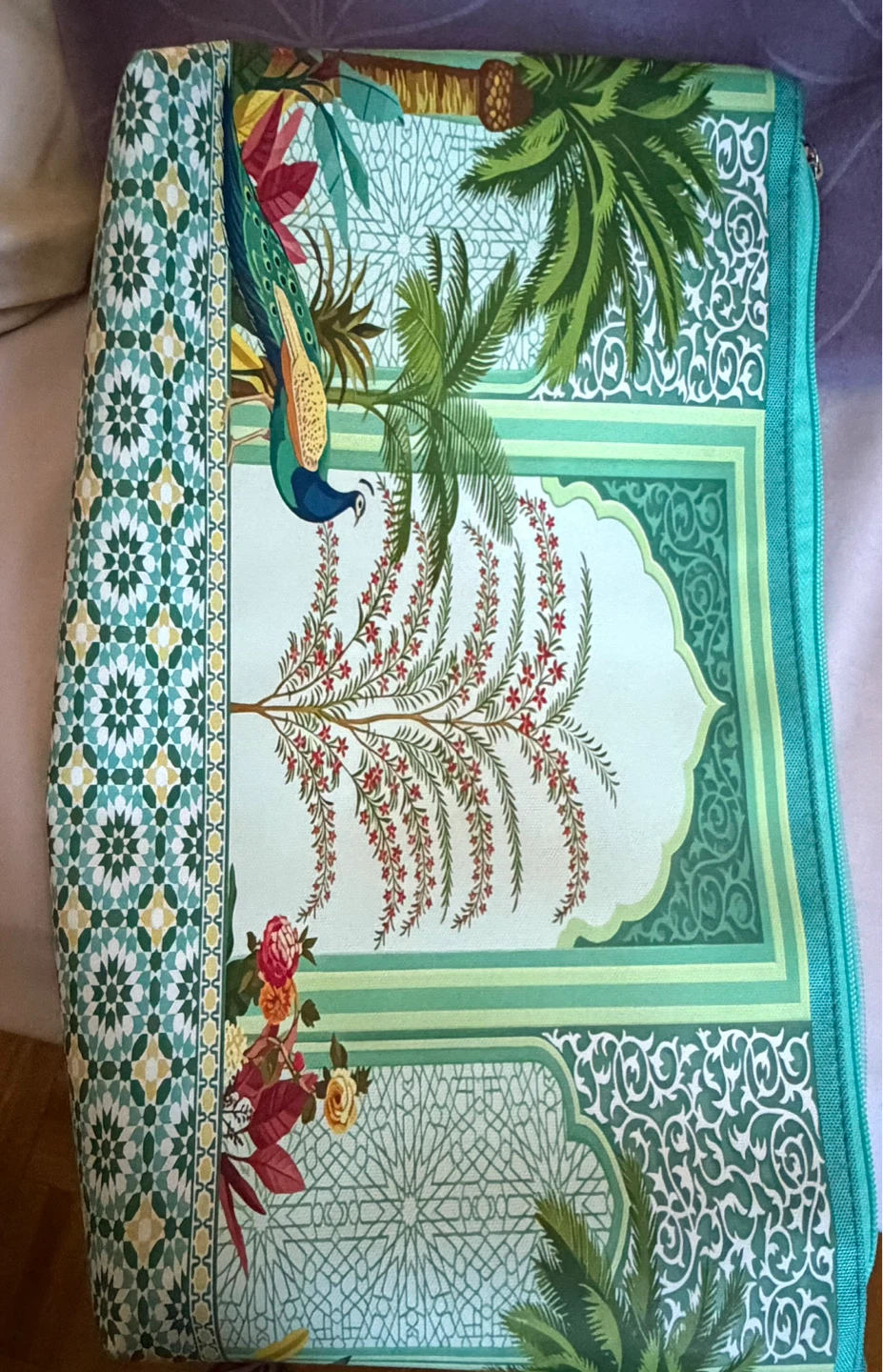 Green Floral Print bag - photo 2