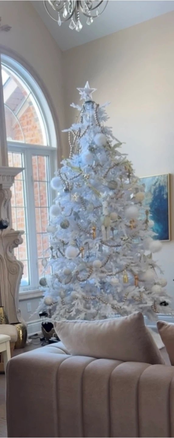 12ft White Christmas Tree - photo 2