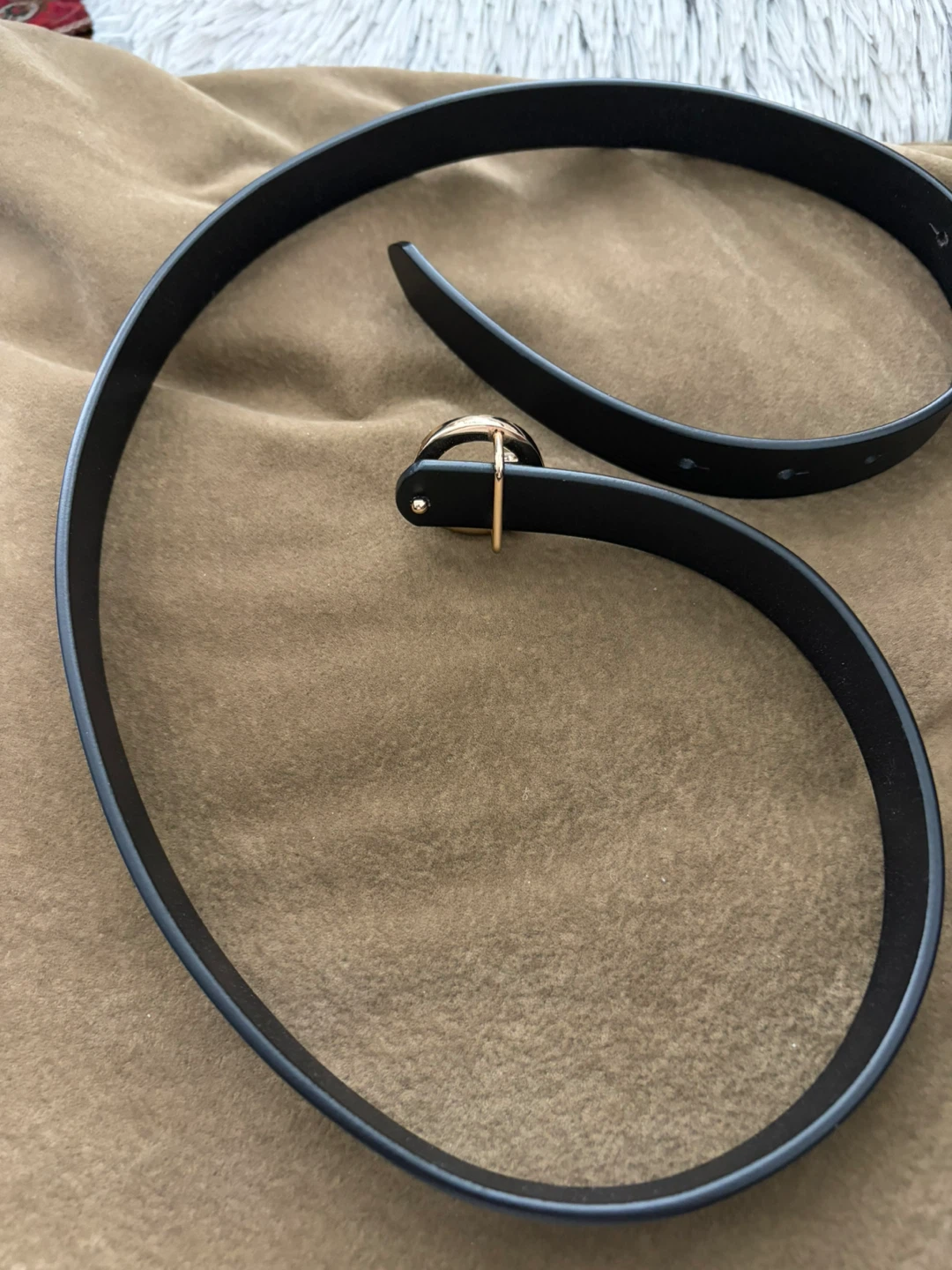 Black Belt with Gold G Buckle - photo 2