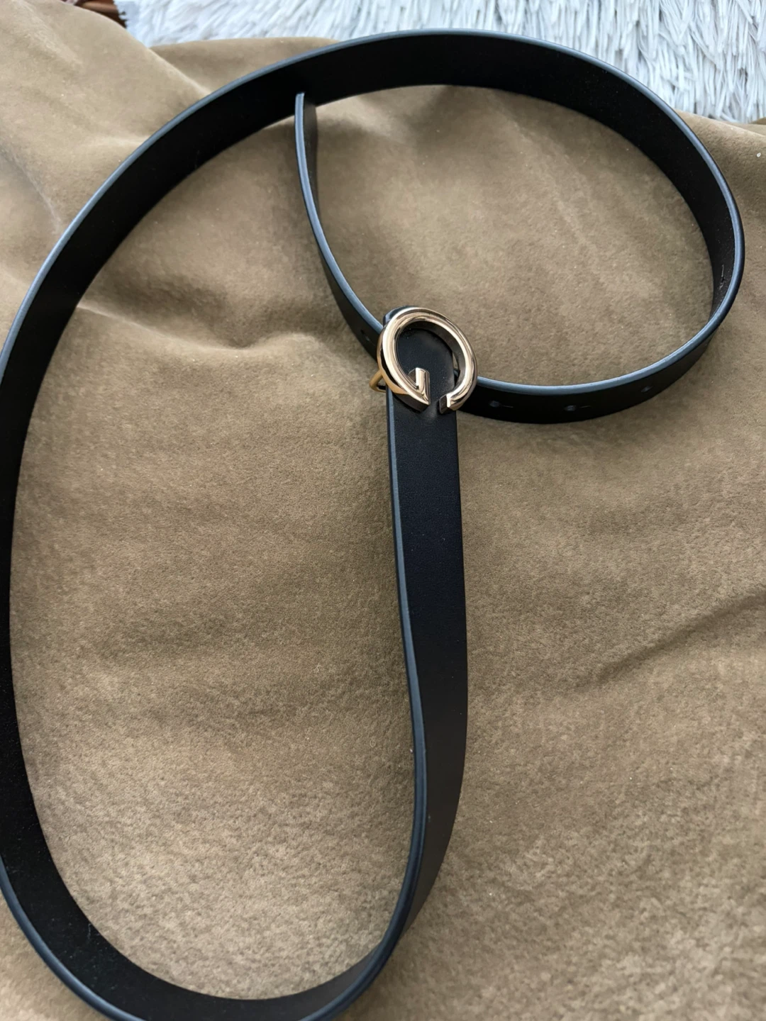 Black Belt with Gold G Buckle - photo 3