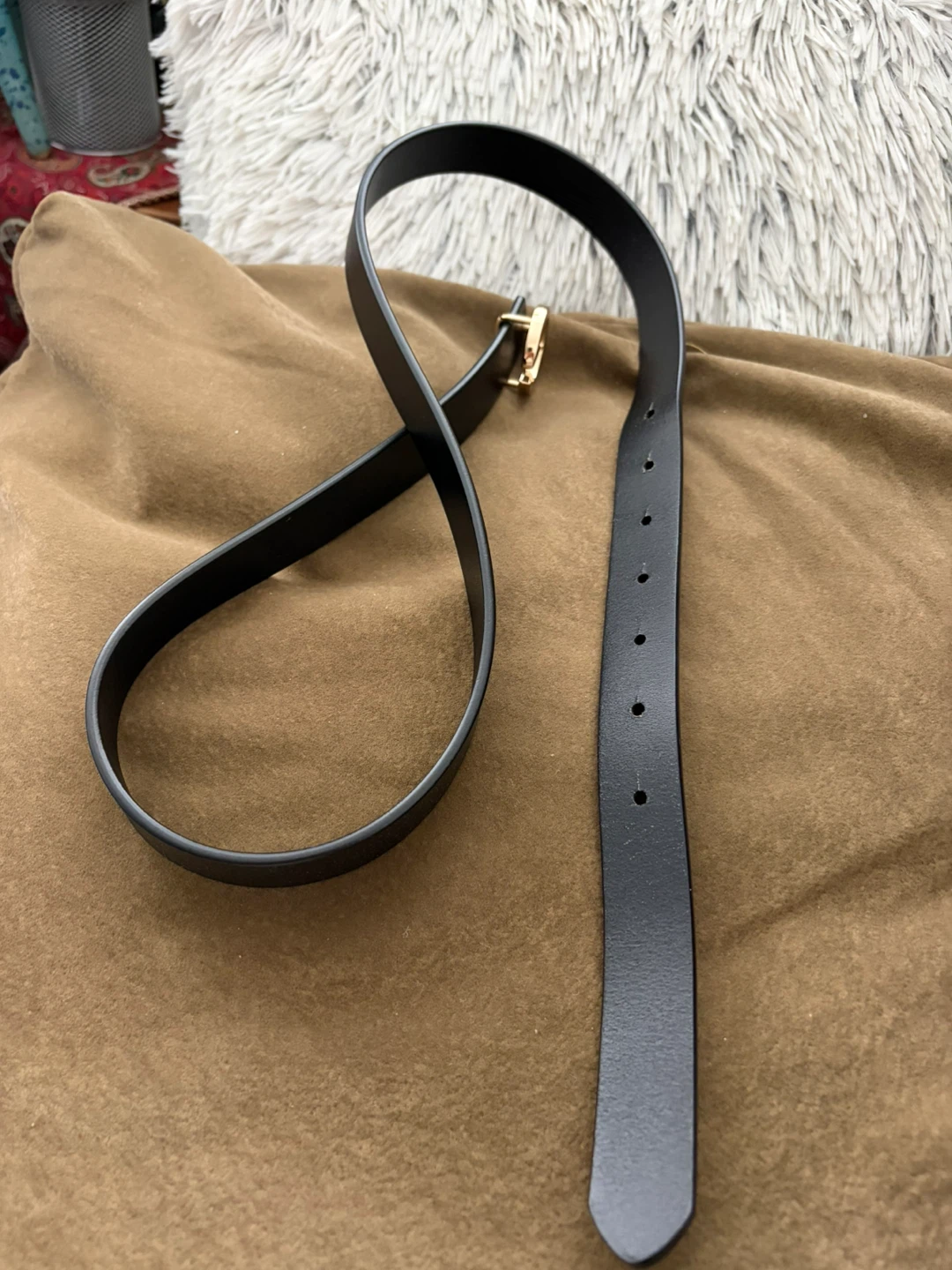 Black Belt with Gold G Buckle - photo 4
