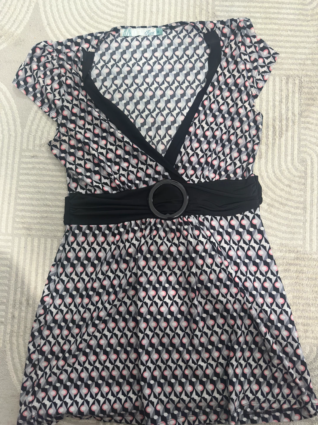 y2k Kismet Patterned Top
