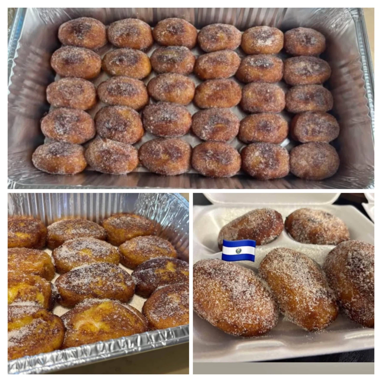 Empanadas salvadoreñas de leche