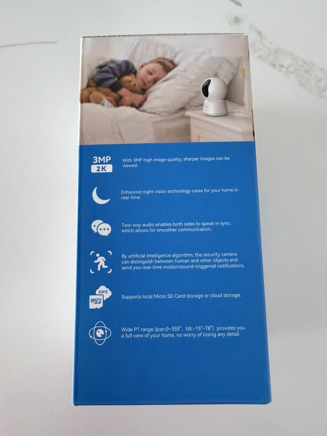 Laxihub P2T 3MP Indoor Wi-Fi Security Camera - photo 2