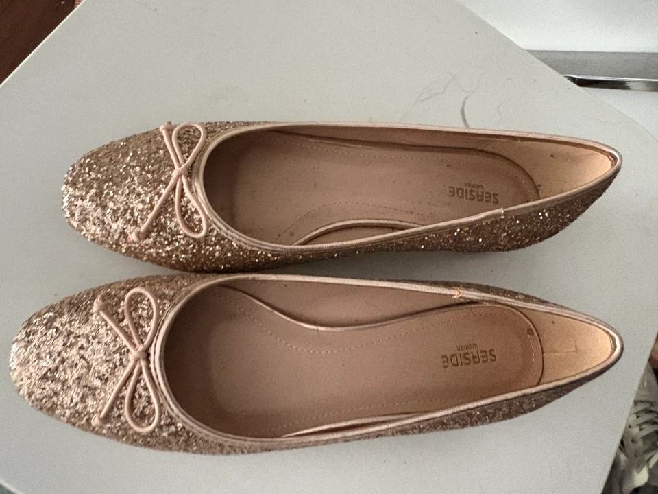 Seaside Glitter Ballet Flats - photo 2