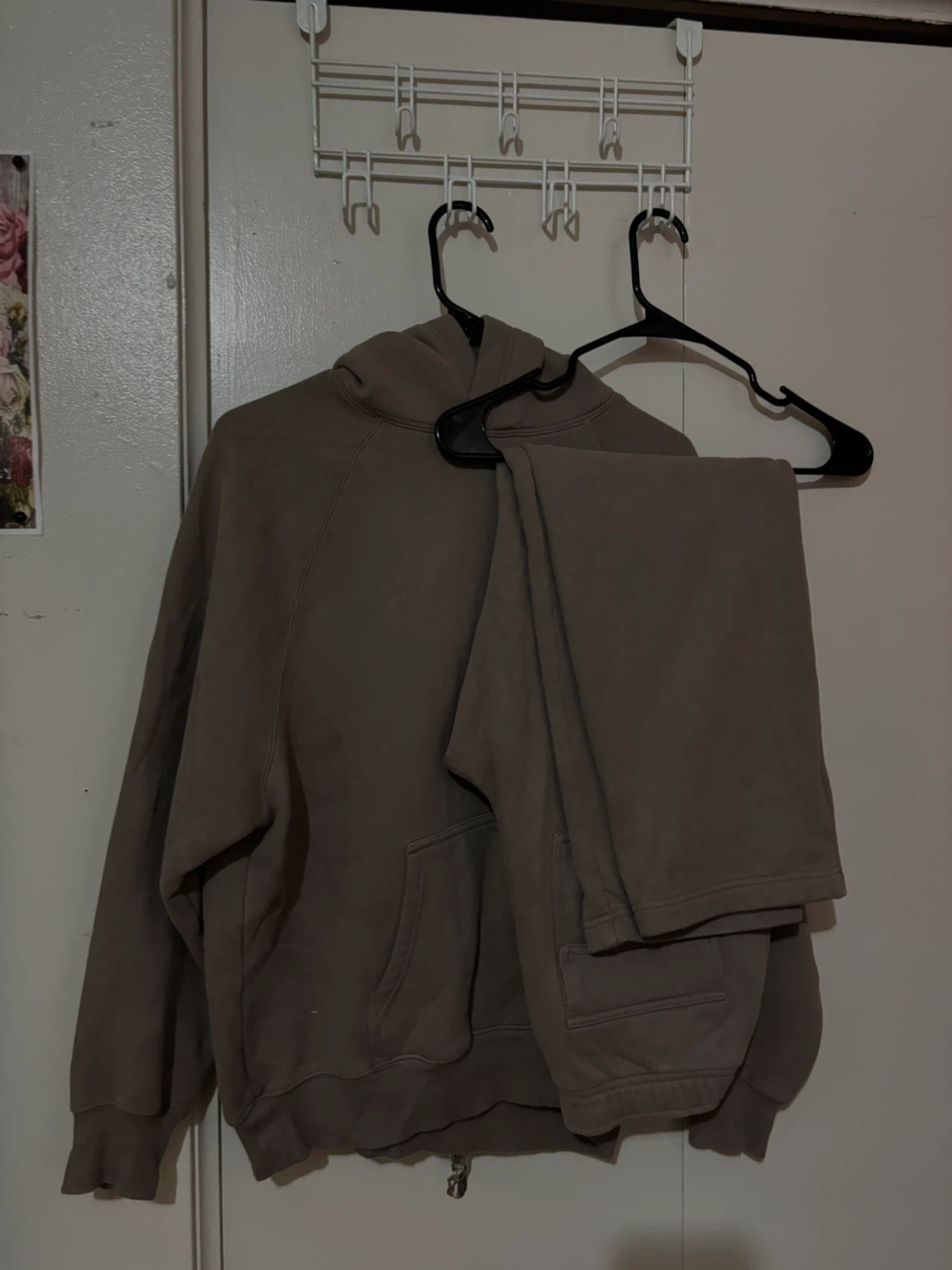 Aritzia Fleece Sweatpants and Hoodie Set
