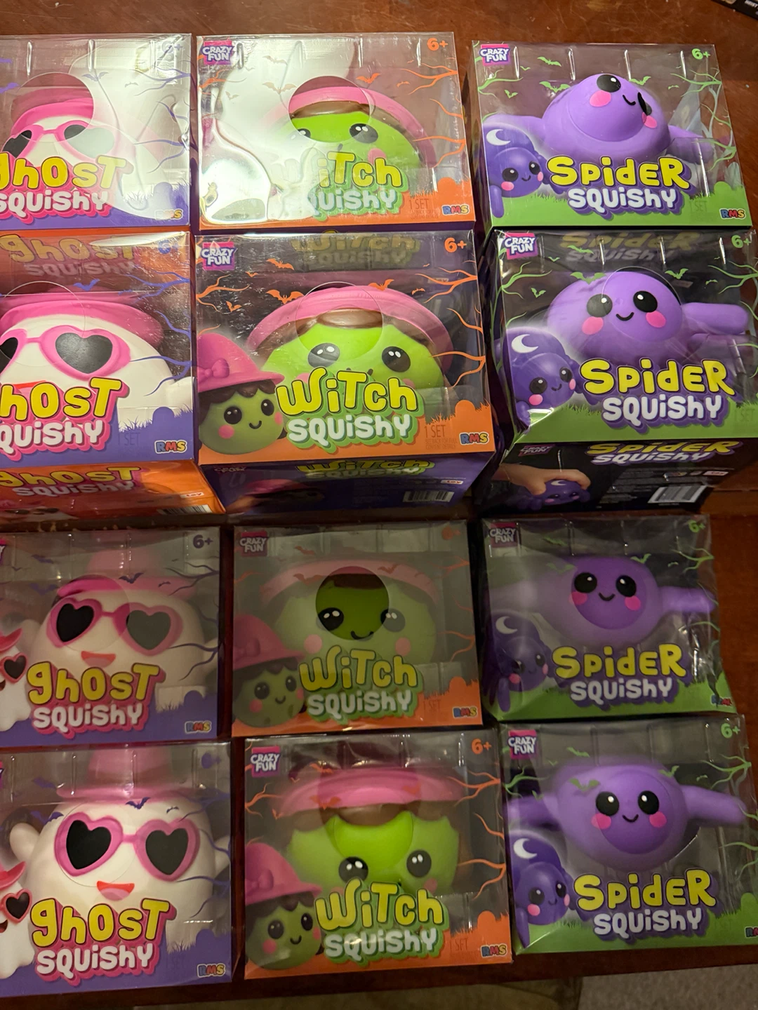 FULL 3-PIECE SET!! Lot of 12 - Crazy Fun Ghost + Spider + Witch - photo 3