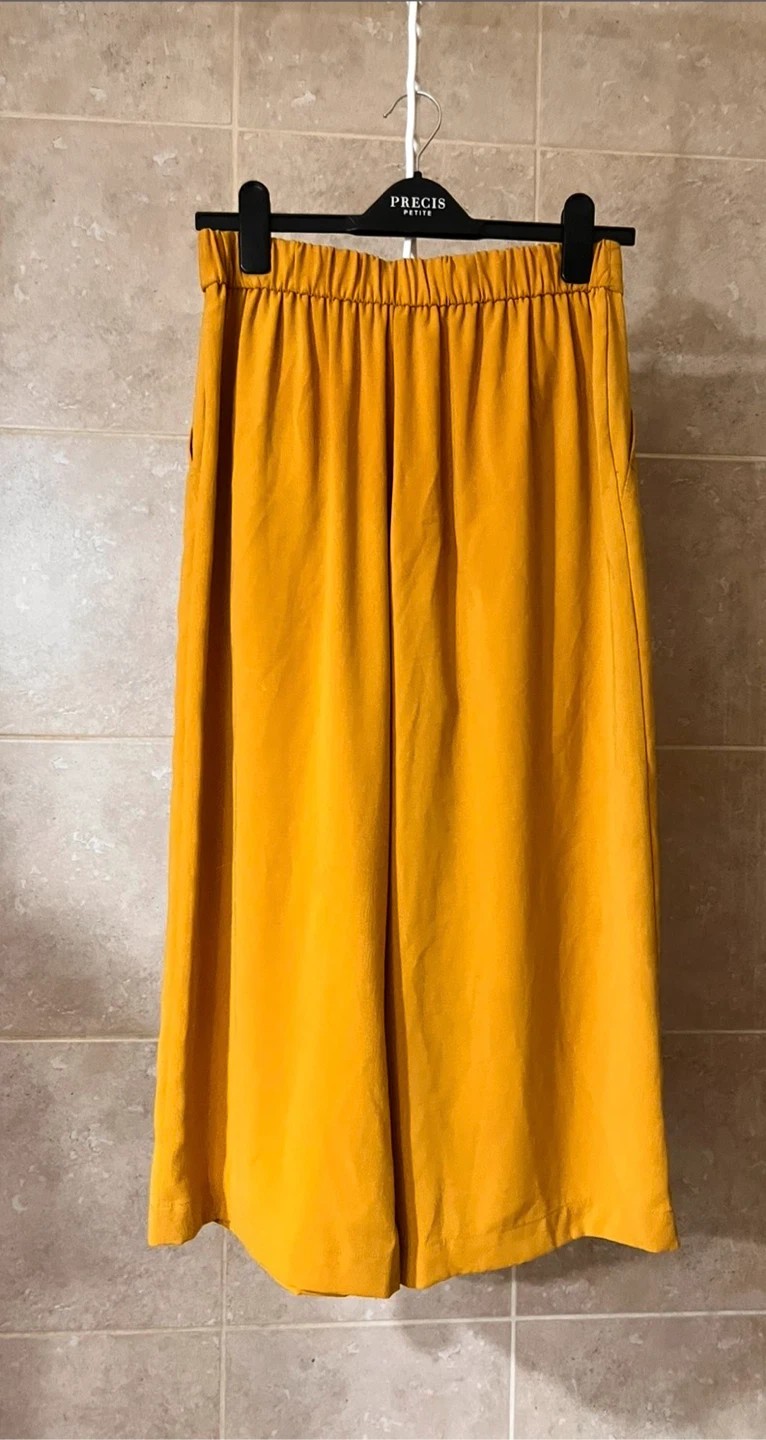 Zara Trafaluc Collection Mustard Culottes Size M - photo 2