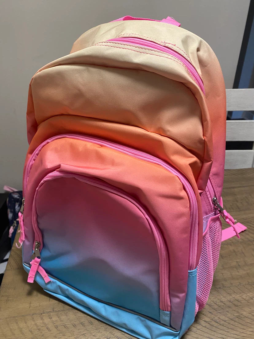 Brand new Travelway Backpack Rainbow Ombre with tag - photo 2
