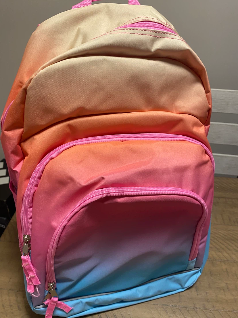 Brand new Travelway Backpack Rainbow Ombre with tag - photo 4