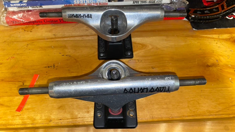 USED 8” independent skateboard trucks parts - photo 2