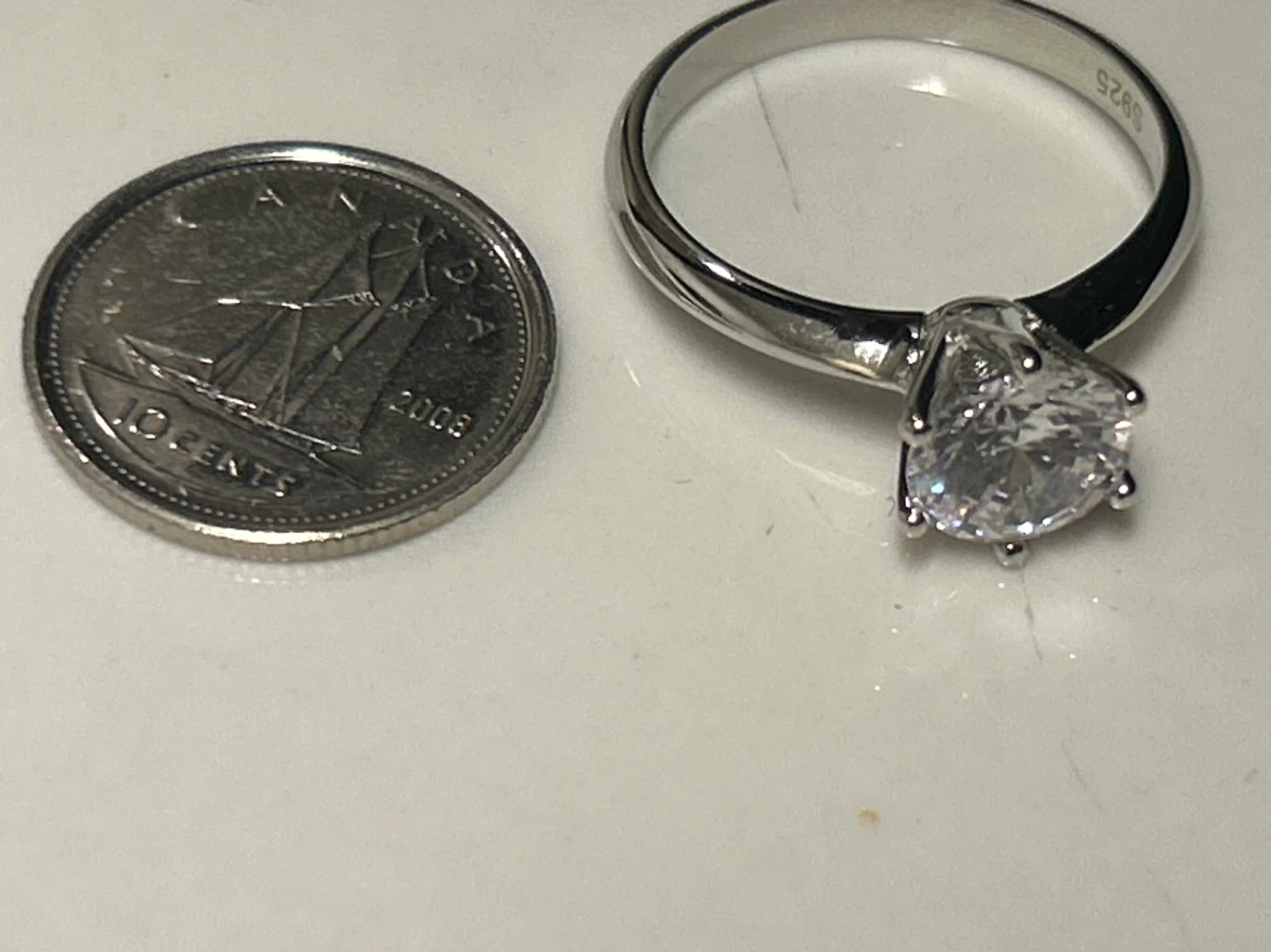 Silver Ring with Stone - photo 3