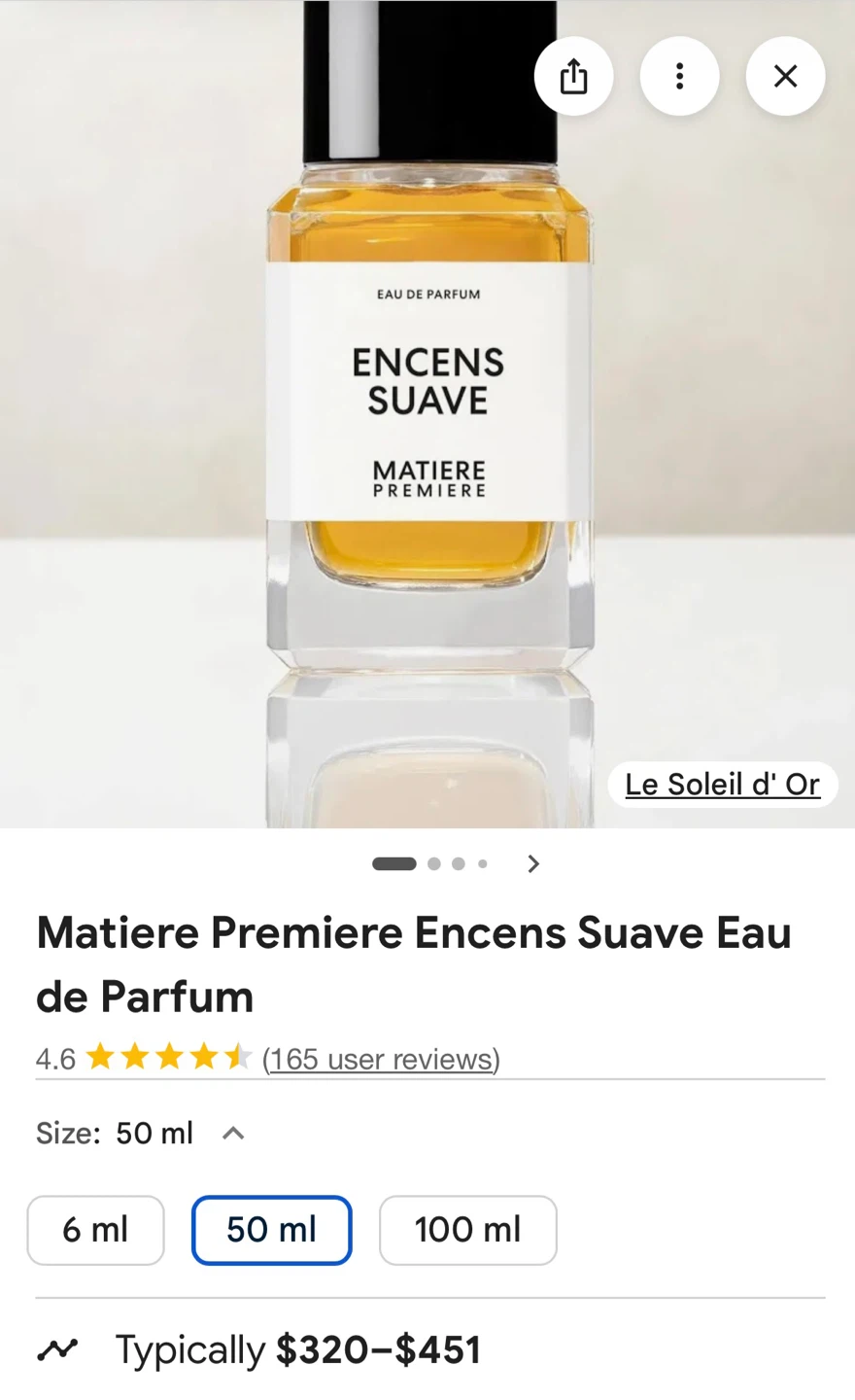 Matiere Premiere Encens Suave Eau de Parfum 50 ml - photo 4