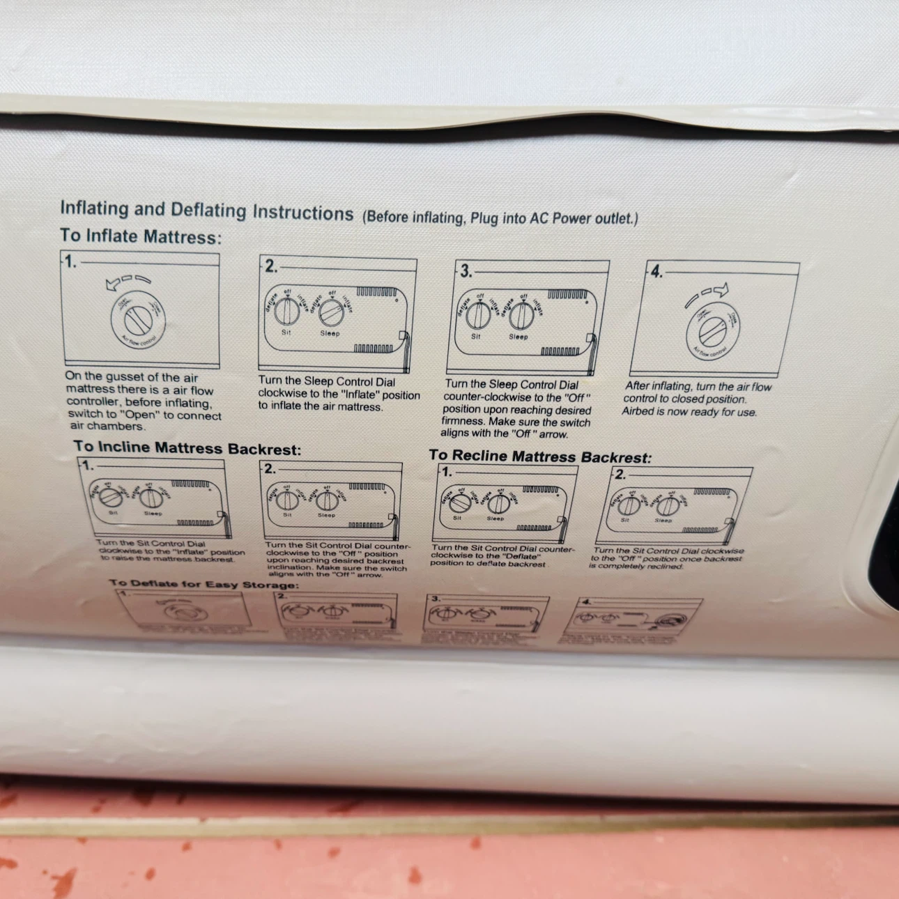 Insta-Flex Raised Air Bed with Backrest - photo 3