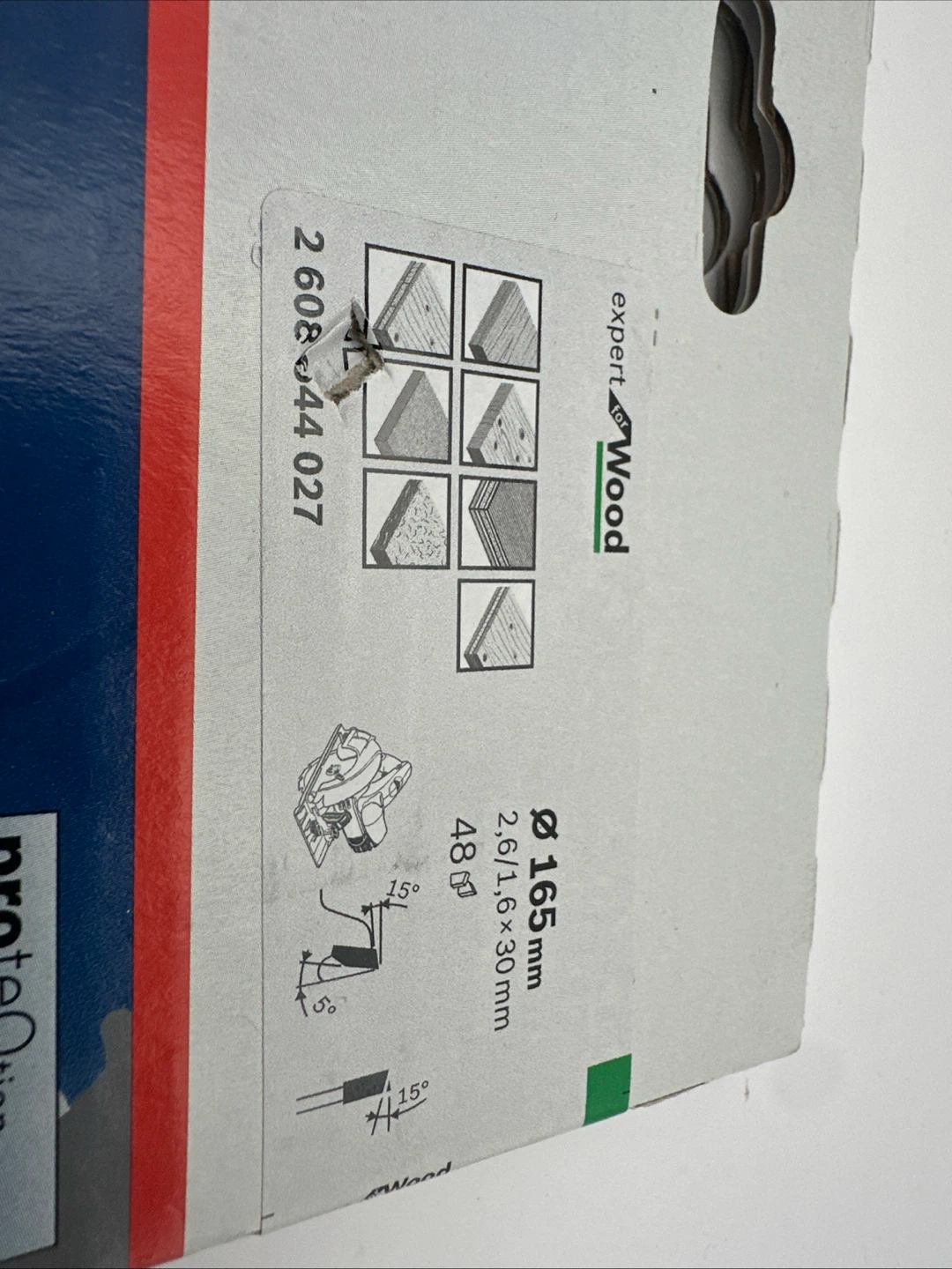 Bosch Expert for Wood Circular Saw Blade 165mm - photo 3