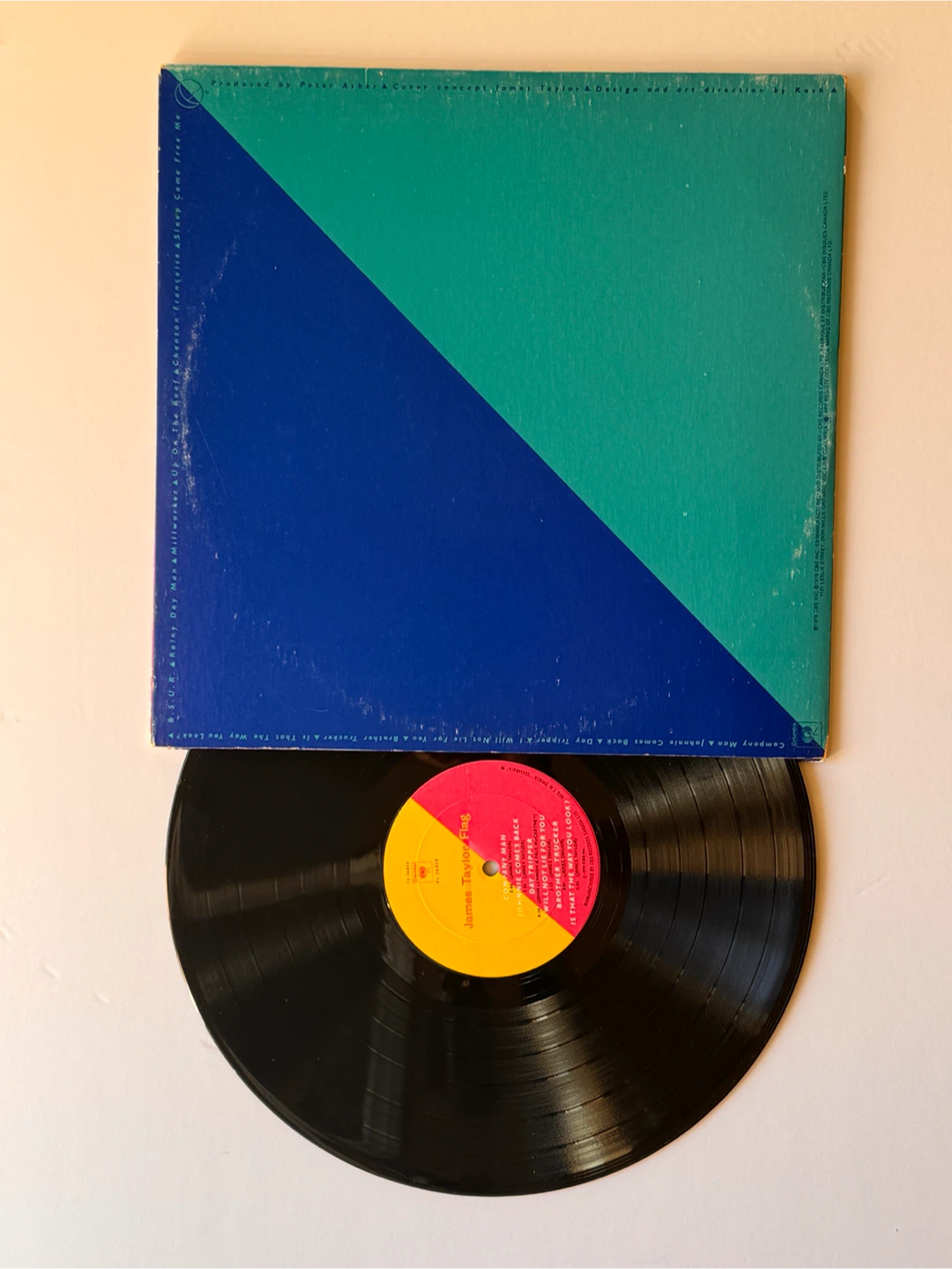 James Taylor Flag Vinyl Record - photo 4