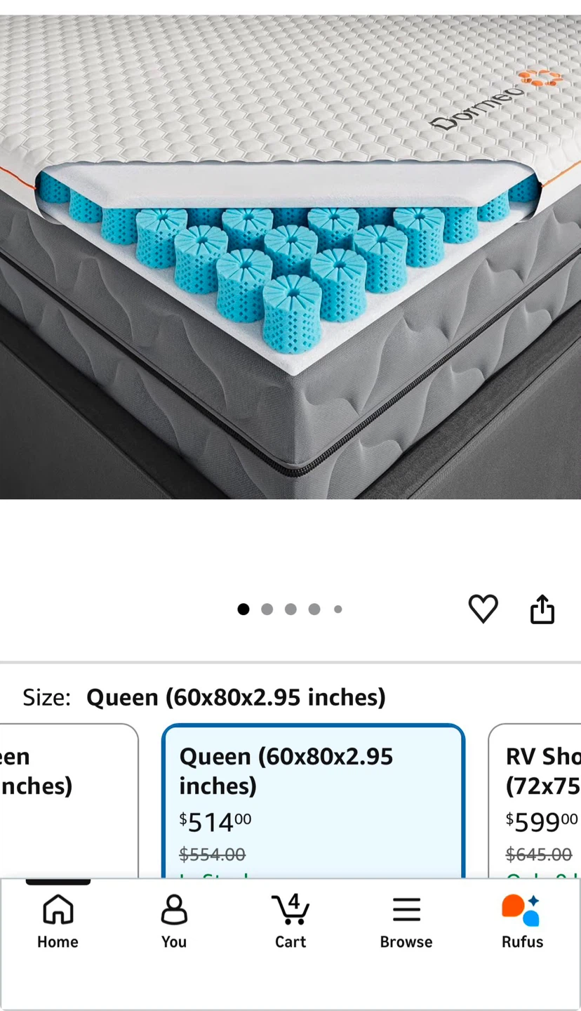 Dormeo Queen Size Mattress Topper - photo 2