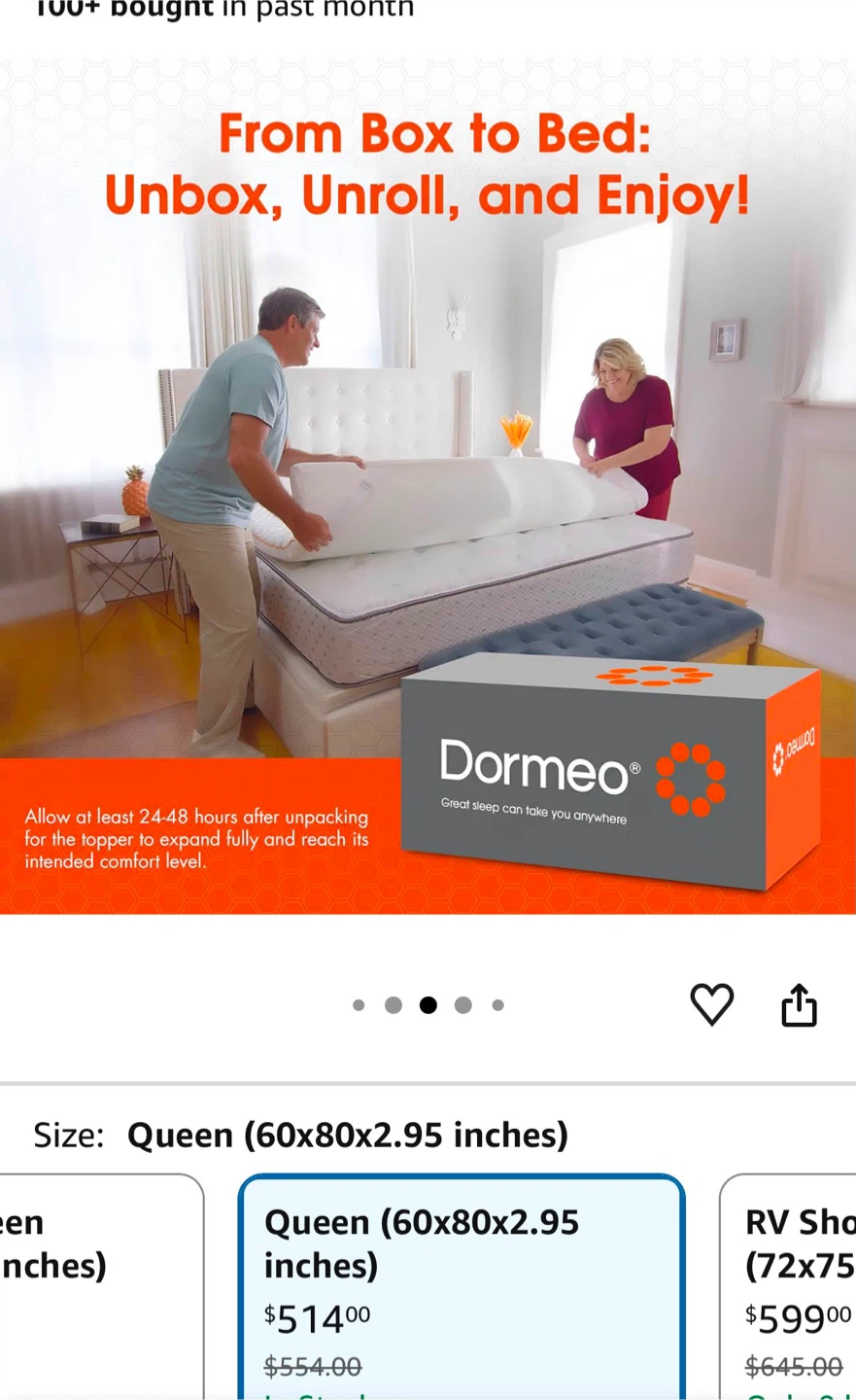 Dormeo Queen Size Mattress Topper - photo 3