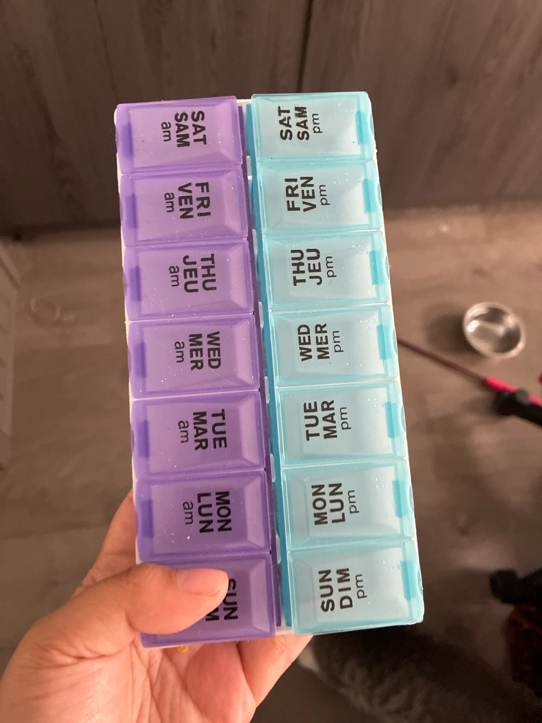 7 Day AM/PM Pill Organizer