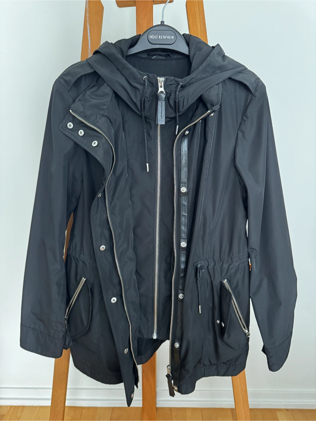 Mackage Black Rain Jacket