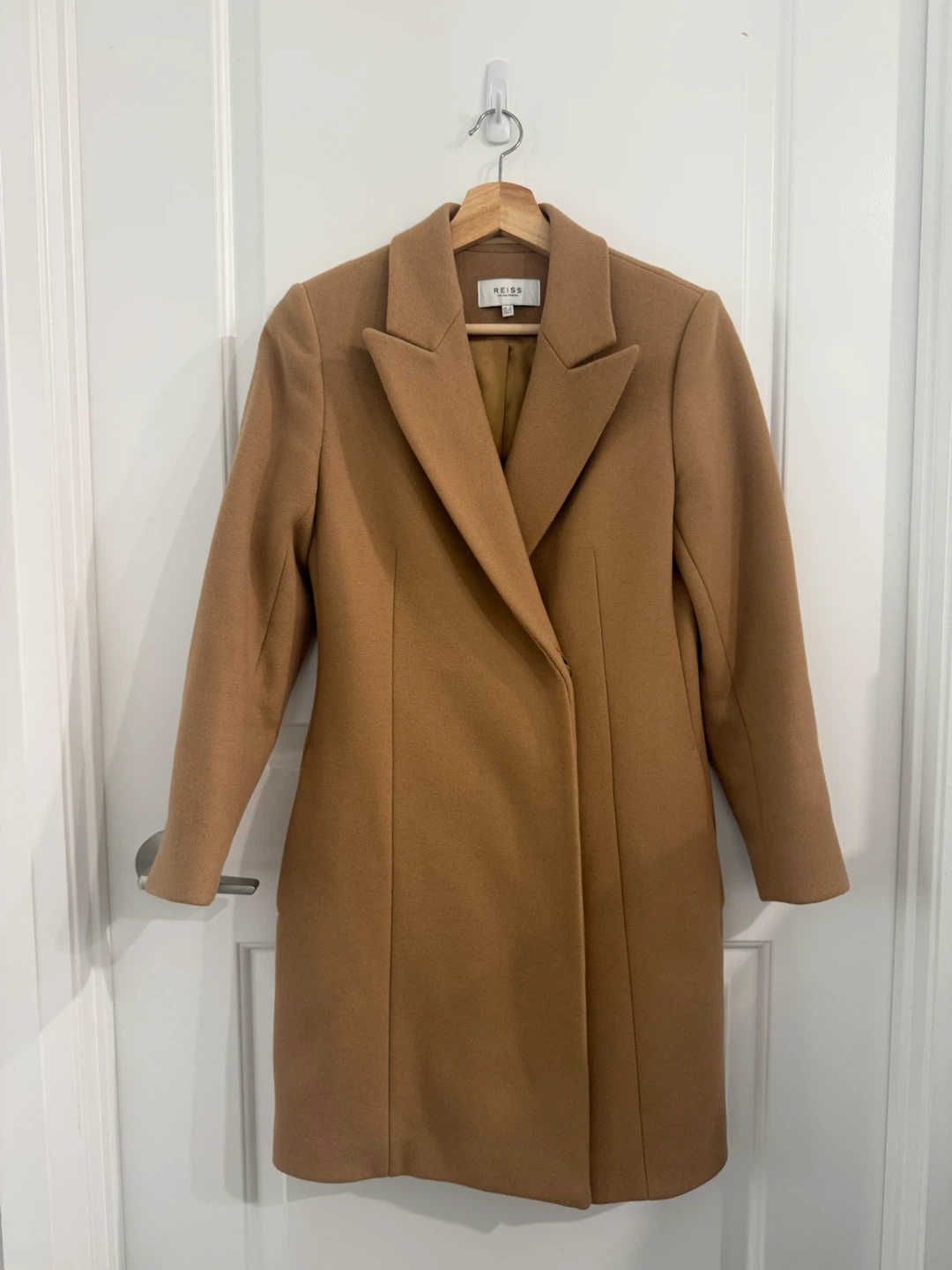 Reiss Evie Camel Coat size 6 - photo 2