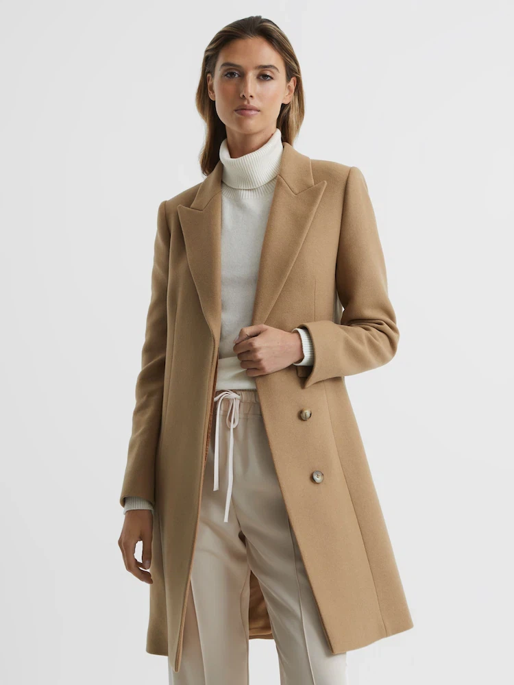 Reiss Evie Camel Coat size 6 - photo 5