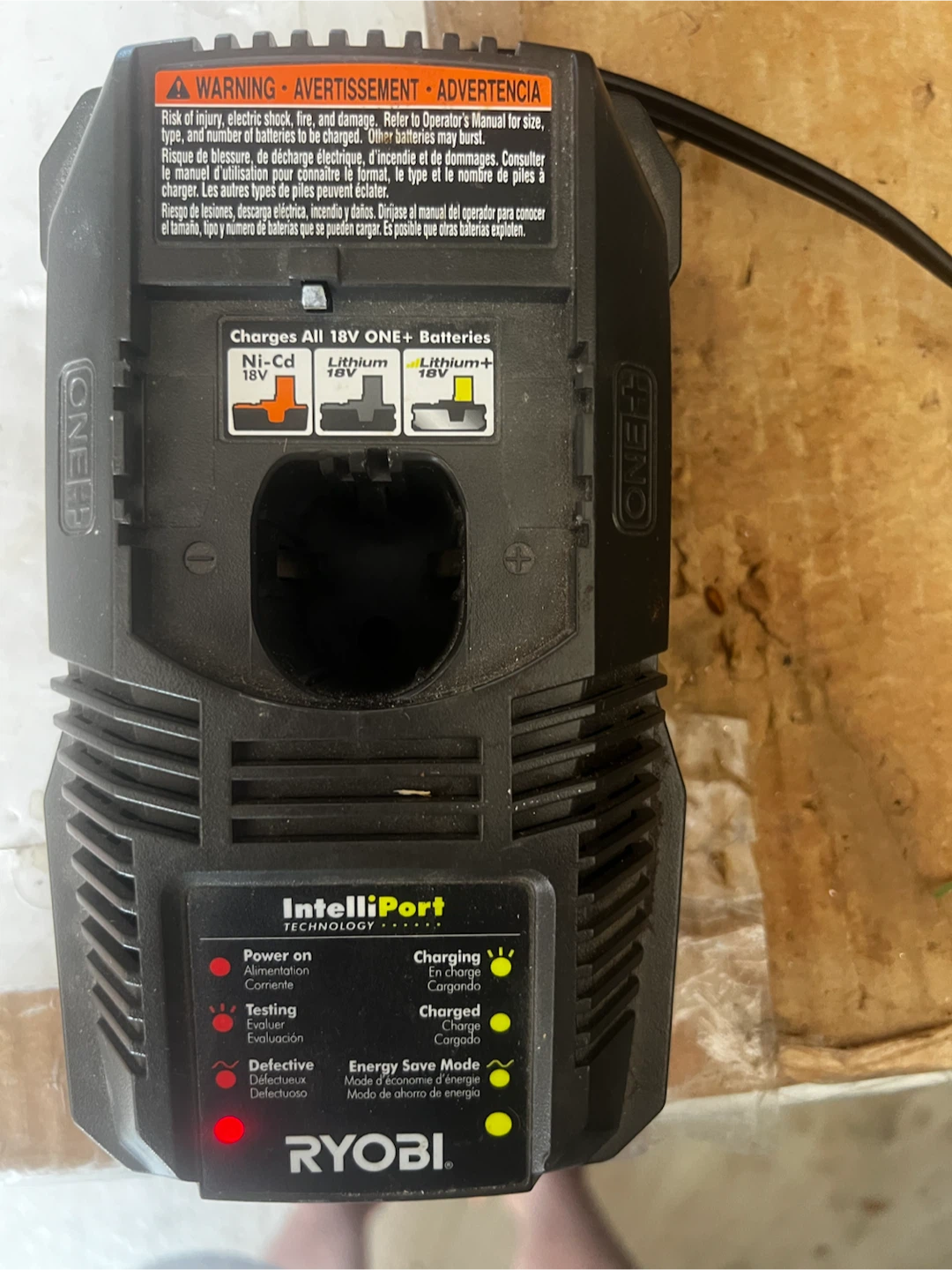 Ryobi 18V ONE+ Battery Charger P118