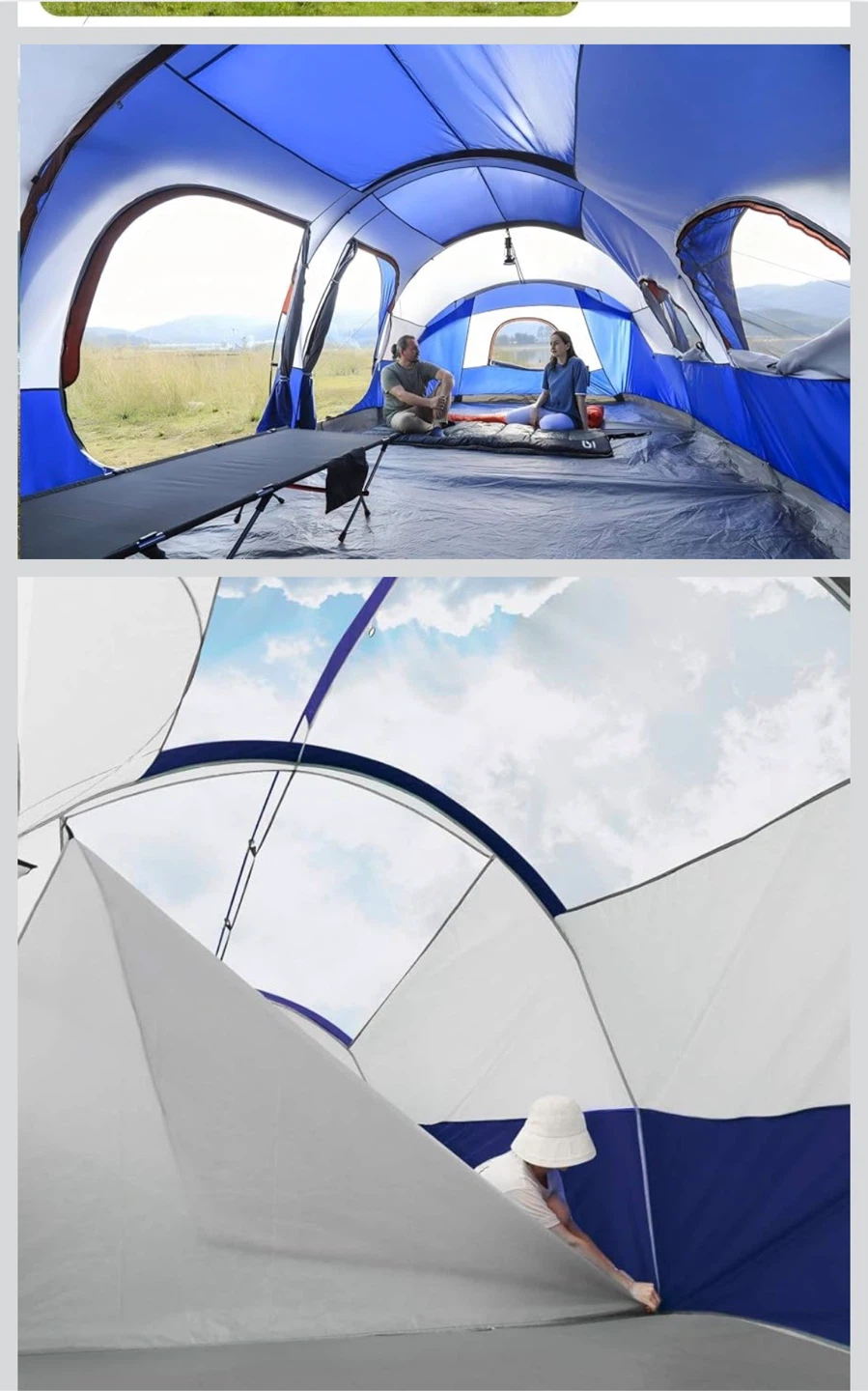 CAMPROS CP 12 Person 3-Room Camping Tent - photo 3