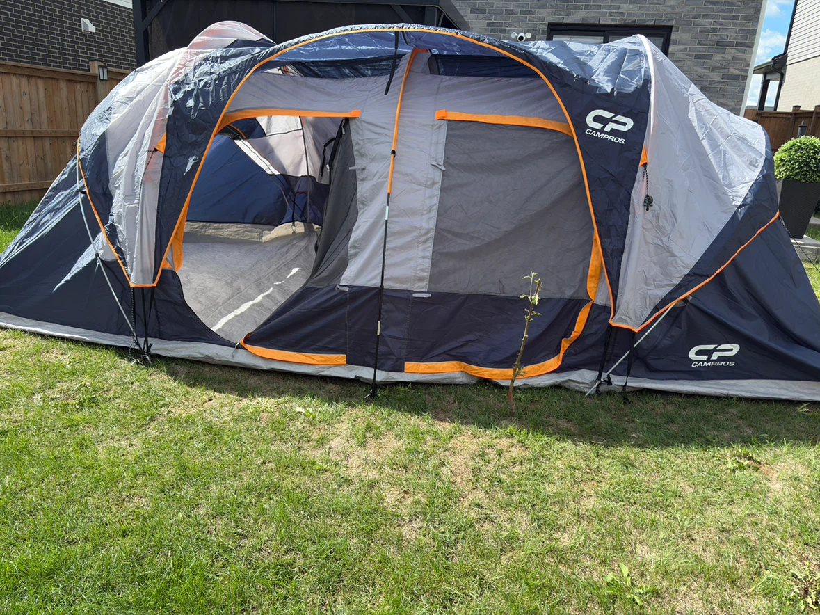 CAMPROS CP 12 Person 3-Room Camping Tent