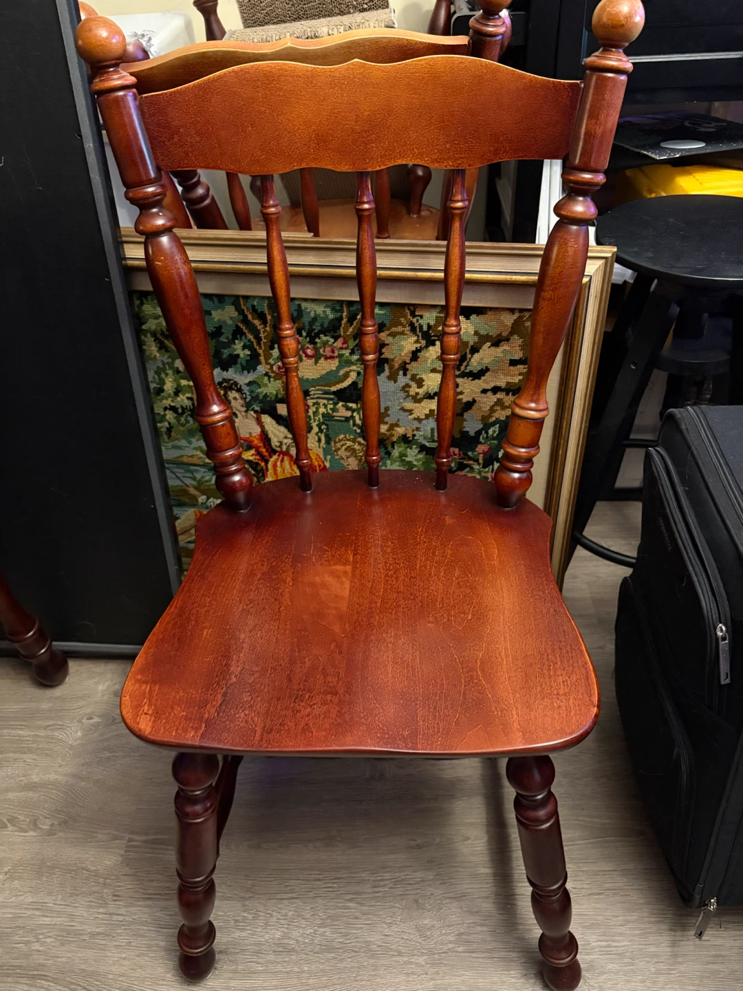 Wooden Dinning table and chairs - photo 2