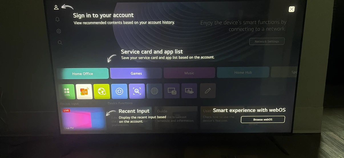 LG Smart TV with Remote - photo 3