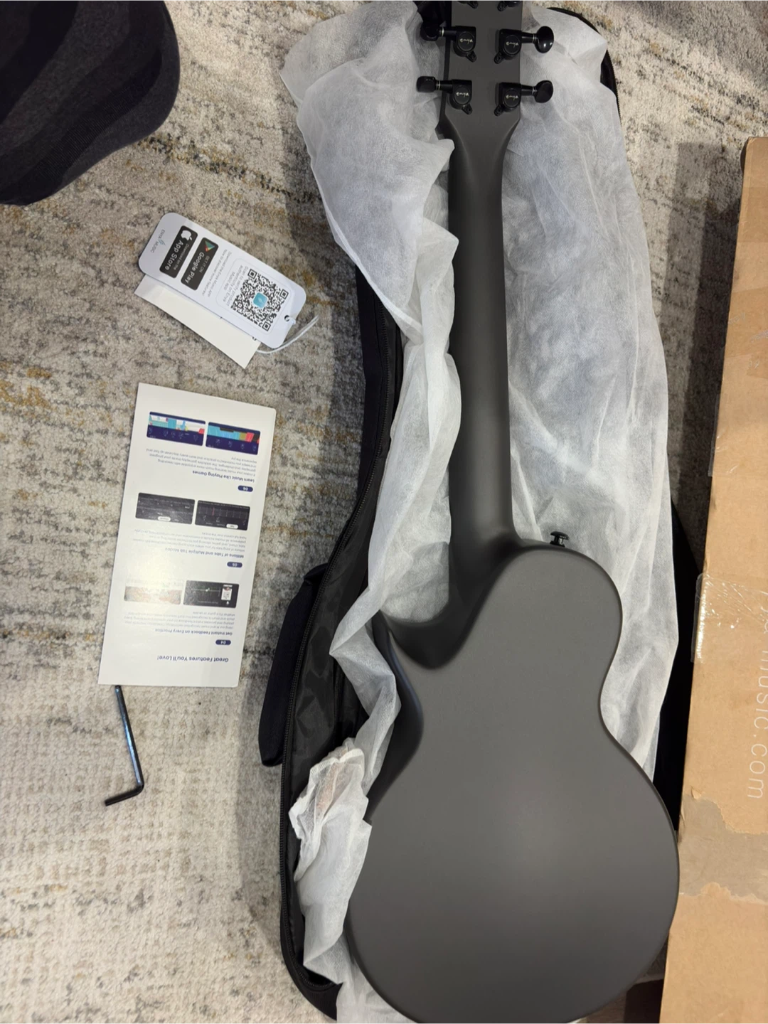 Enya Nova Go Mini Carbon Fiber Acoustic Guitar - photo 5