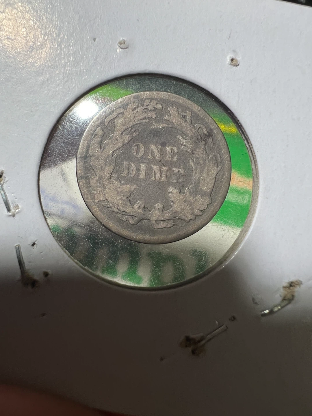 1887 Seated Liberty Dime vf25 - photo 2