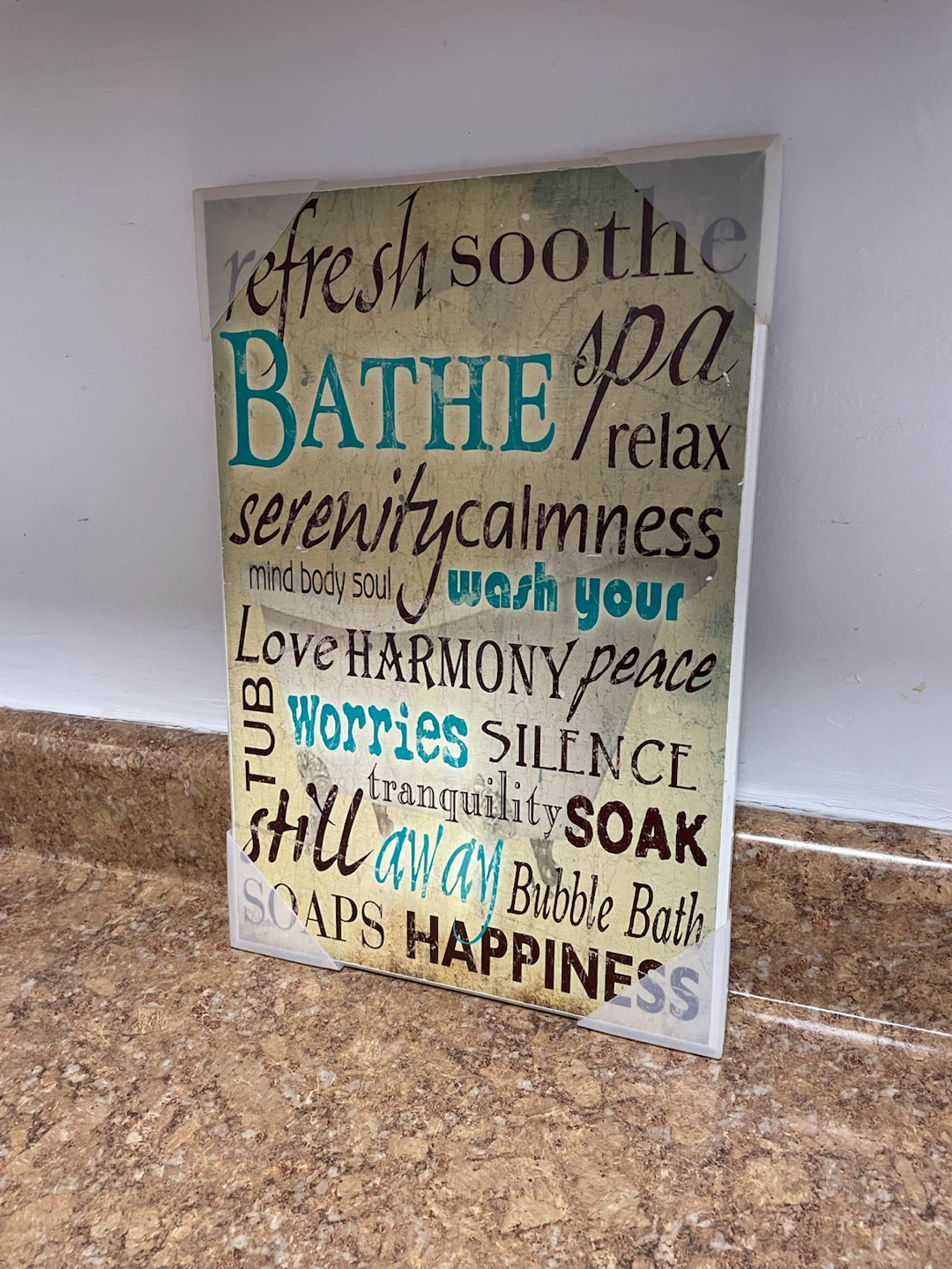Accent Bathroom Decor Wall Art $10 - photo 2