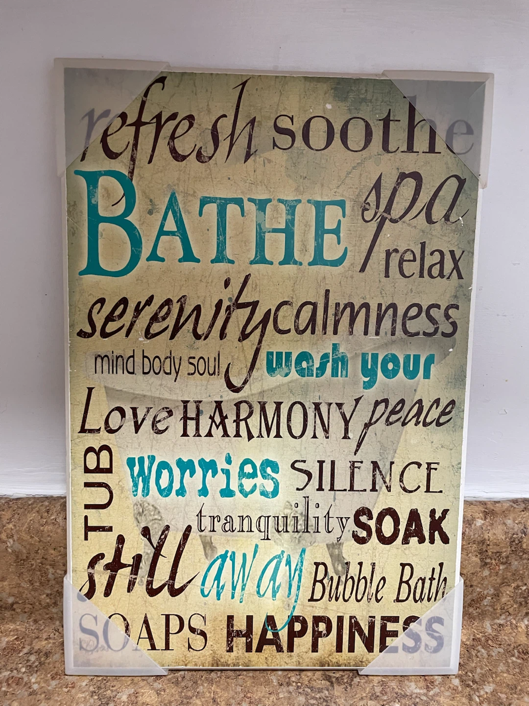 Accent Bathroom Decor Wall Art $10 - photo 4