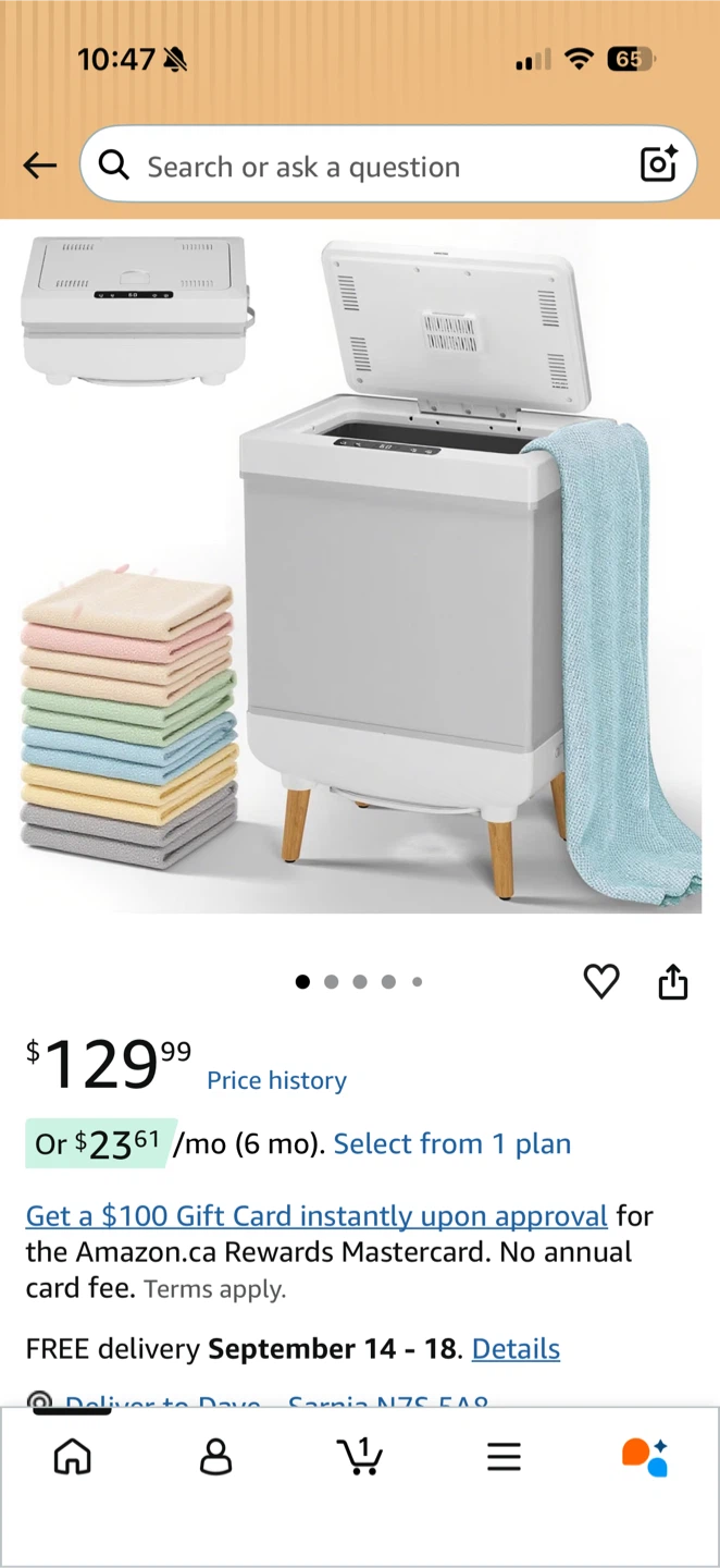 Portable Folding Washing Machine