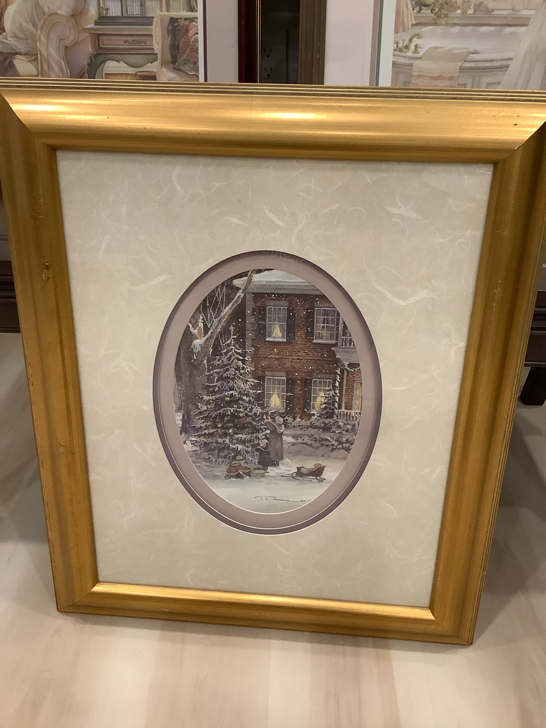 Framed Christmas Art Print - photo 3