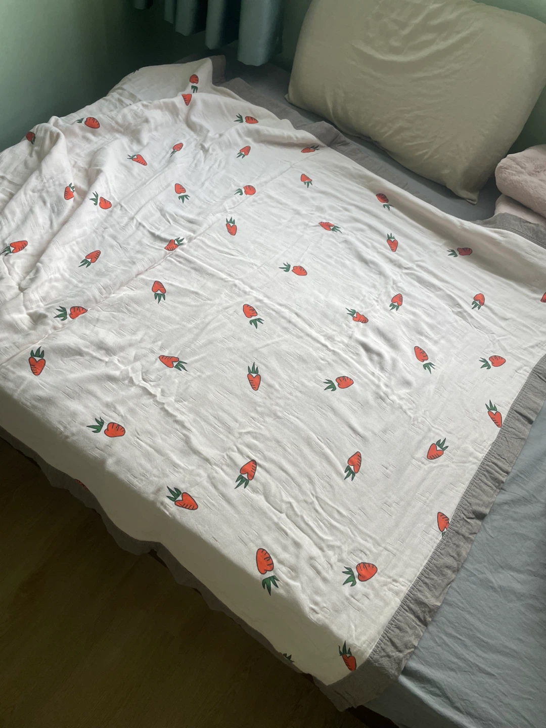 Ei mio home Carrot Print Blanket