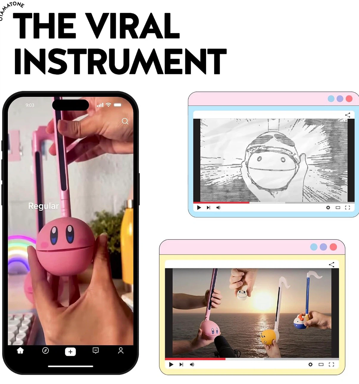 NEW Otamatone Japanese Electronic Musical Instrument Toy - photo 5